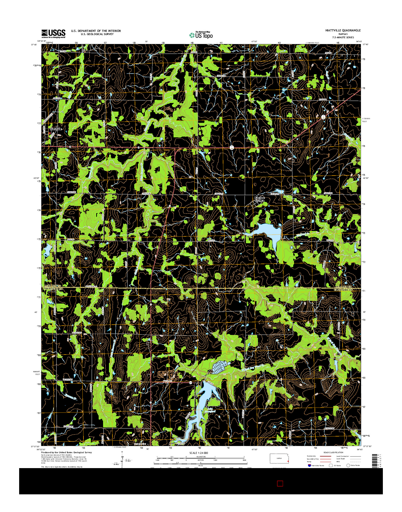USGS US TOPO 7.5-MINUTE MAP FOR HIATTVILLE, KS 2015