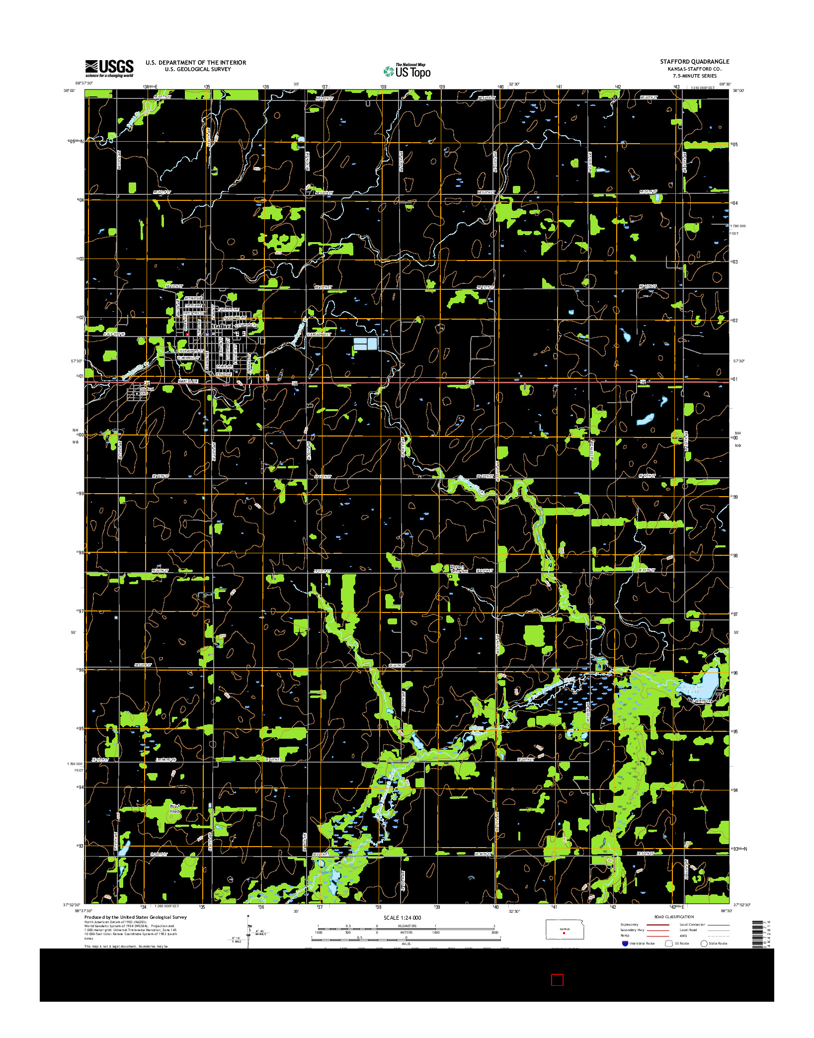 USGS US TOPO 7.5-MINUTE MAP FOR STAFFORD, KS 2015