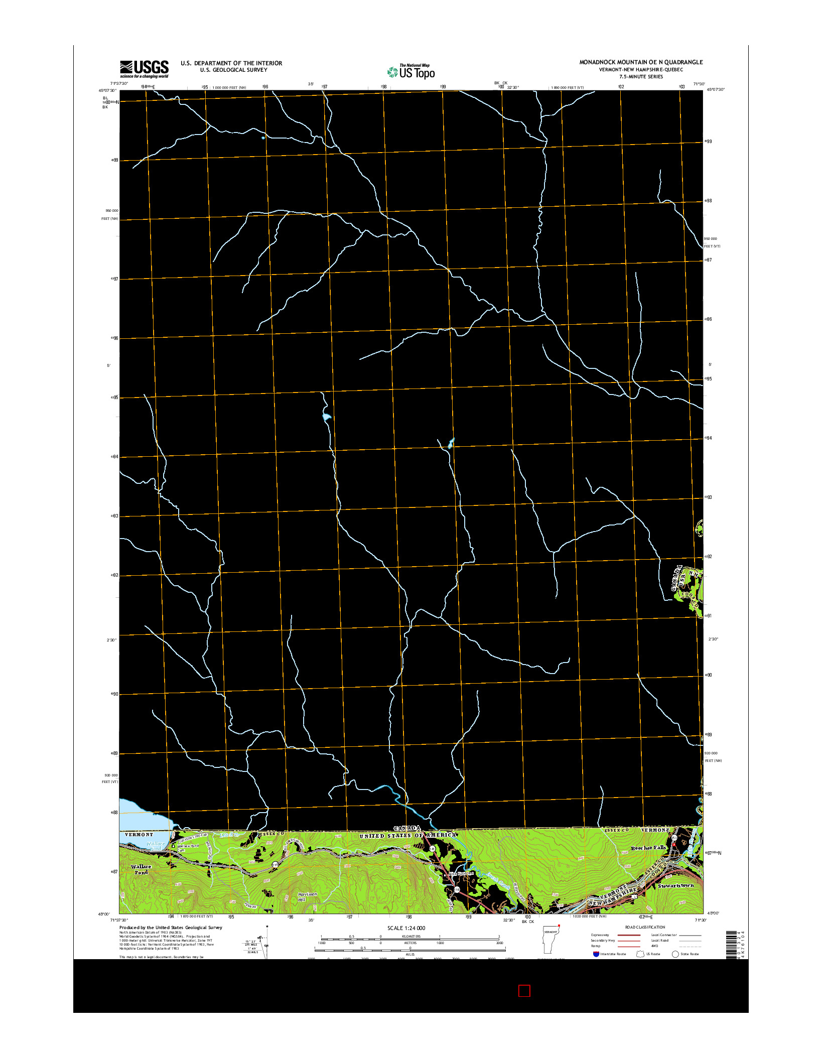 USGS US TOPO 7.5-MINUTE MAP FOR MONADNOCK MOUNTAIN OE N, VT-NH-QC 2015