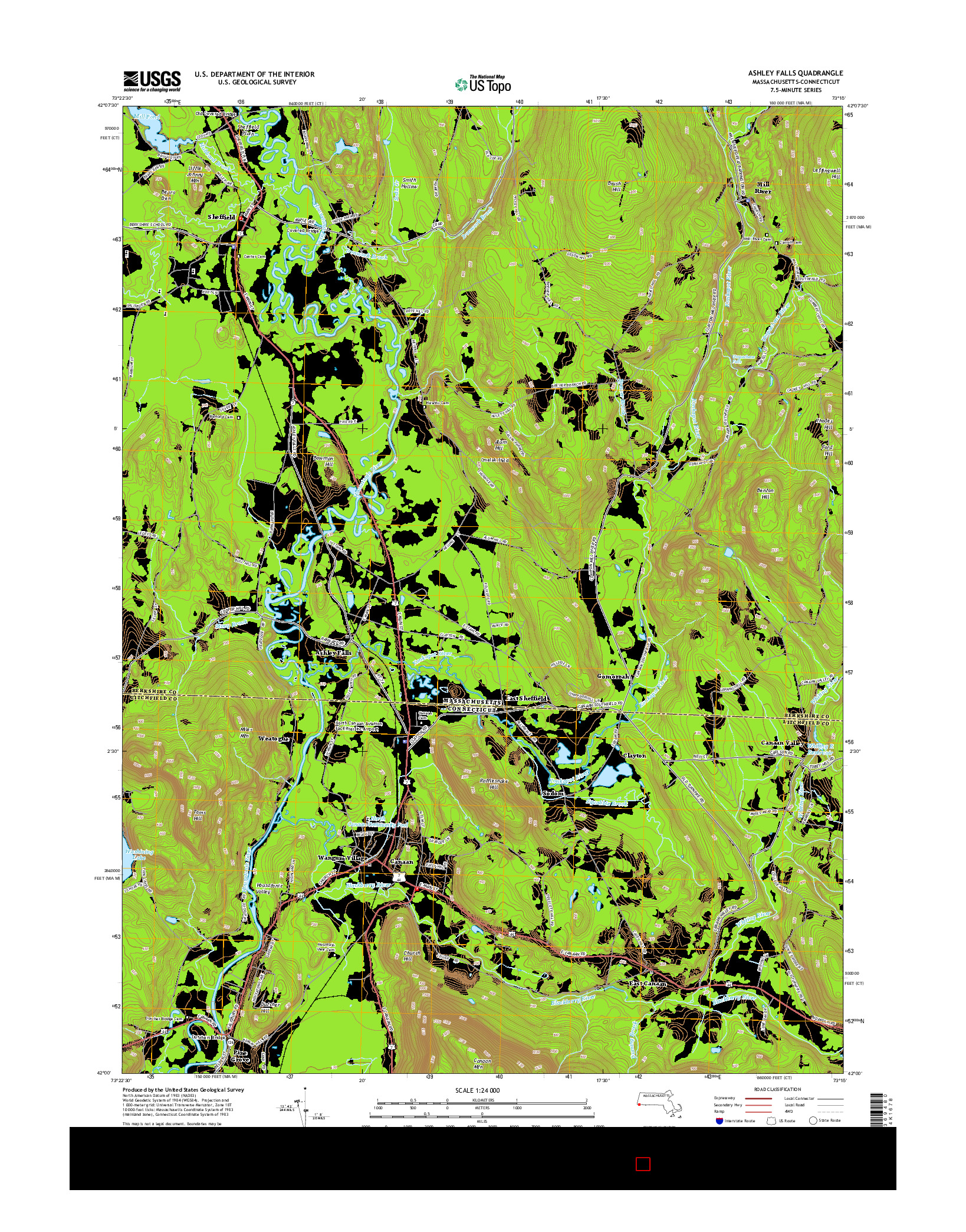 USGS US TOPO 7.5-MINUTE MAP FOR ASHLEY FALLS, MA-CT 2015