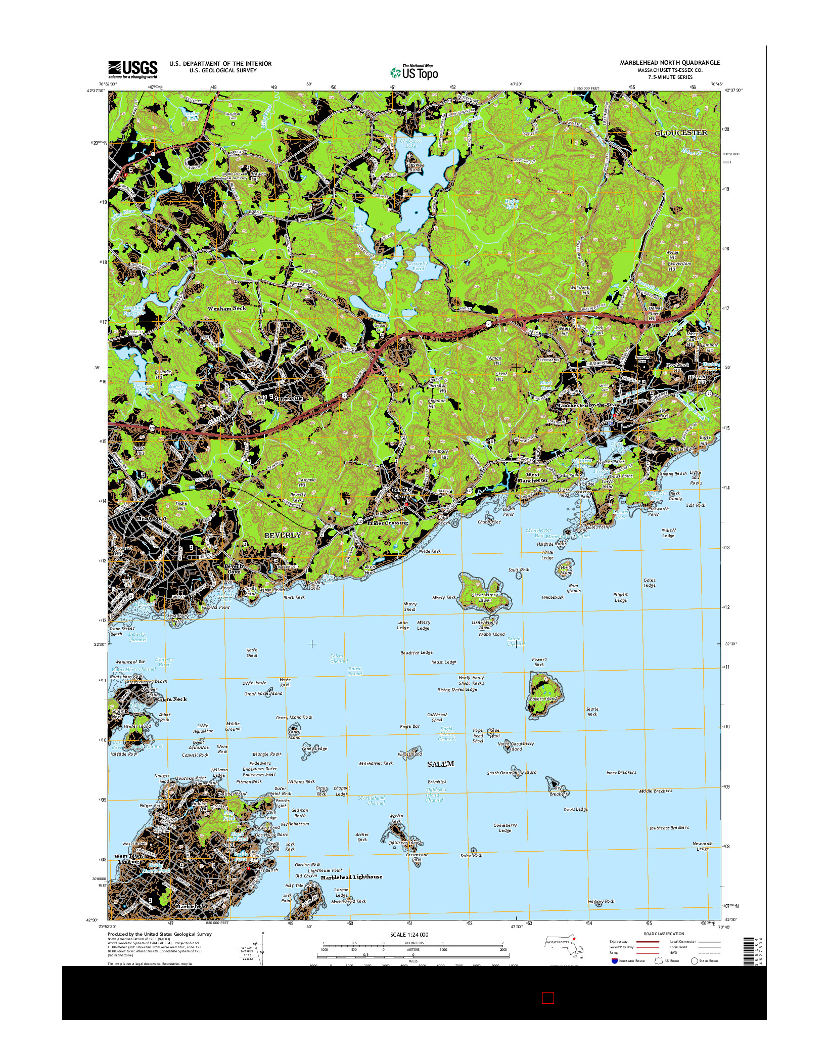 USGS US TOPO 7.5-MINUTE MAP FOR MARBLEHEAD NORTH, MA 2015