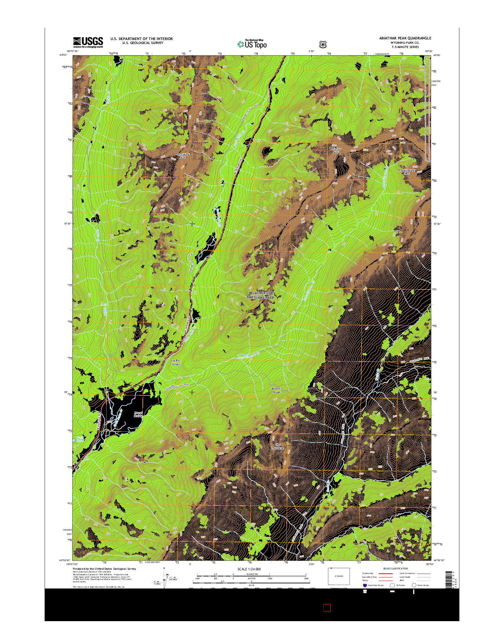 USGS US TOPO 7.5-MINUTE MAP FOR ABIATHAR PEAK, WY 2015