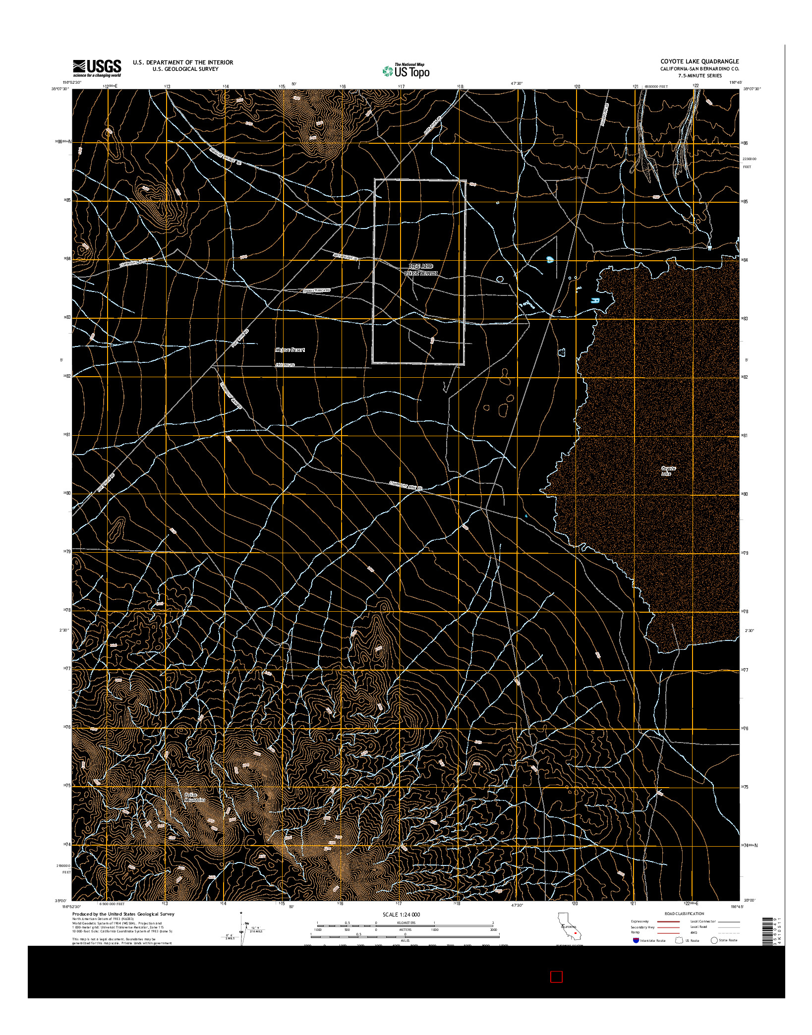 USGS US TOPO 7.5-MINUTE MAP FOR COYOTE LAKE, CA 2015