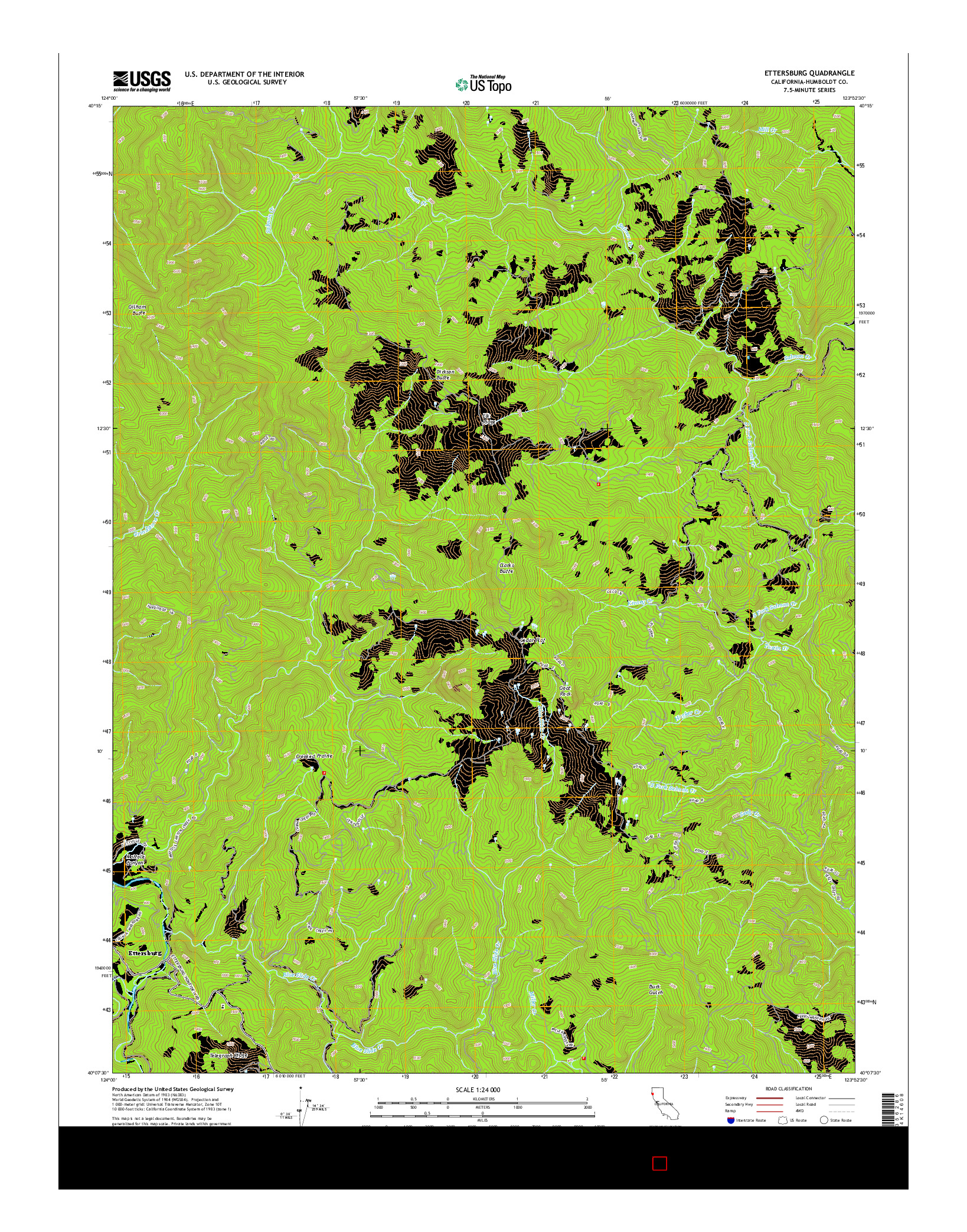 USGS US TOPO 7.5-MINUTE MAP FOR ETTERSBURG, CA 2015