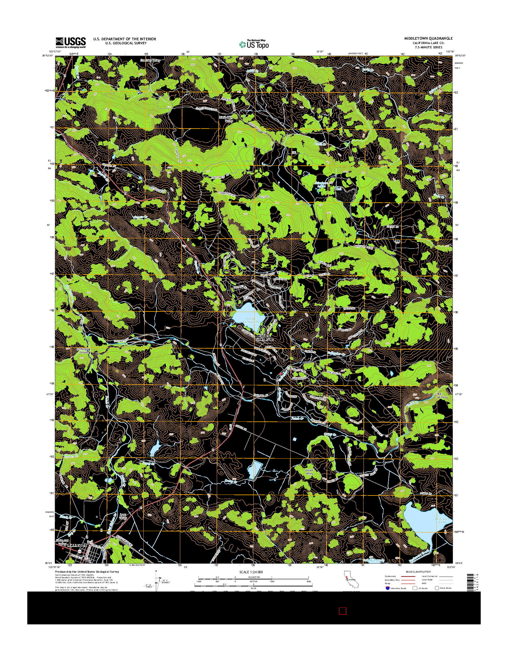 USGS US TOPO 7.5-MINUTE MAP FOR MIDDLETOWN, CA 2015