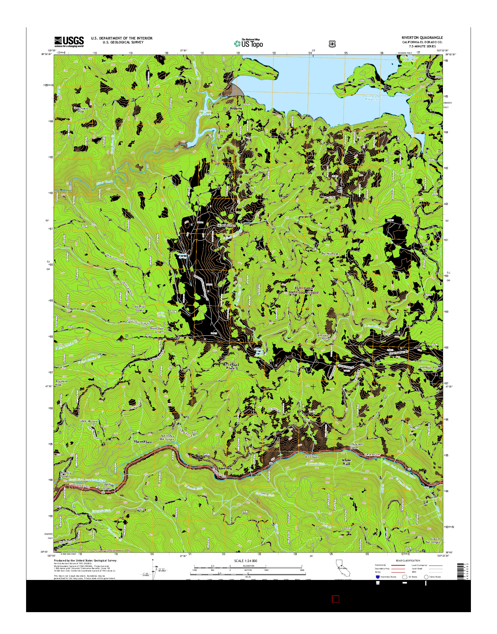 USGS US TOPO 7.5-MINUTE MAP FOR RIVERTON, CA 2015