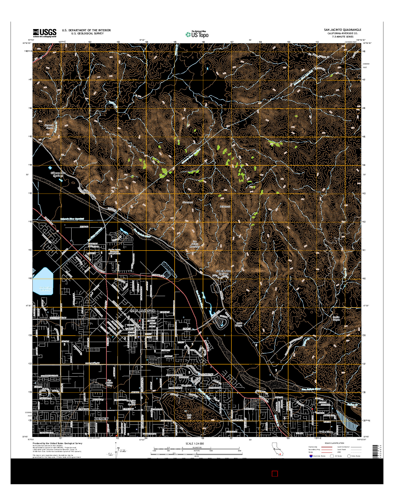 USGS US TOPO 7.5-MINUTE MAP FOR SAN JACINTO, CA 2015