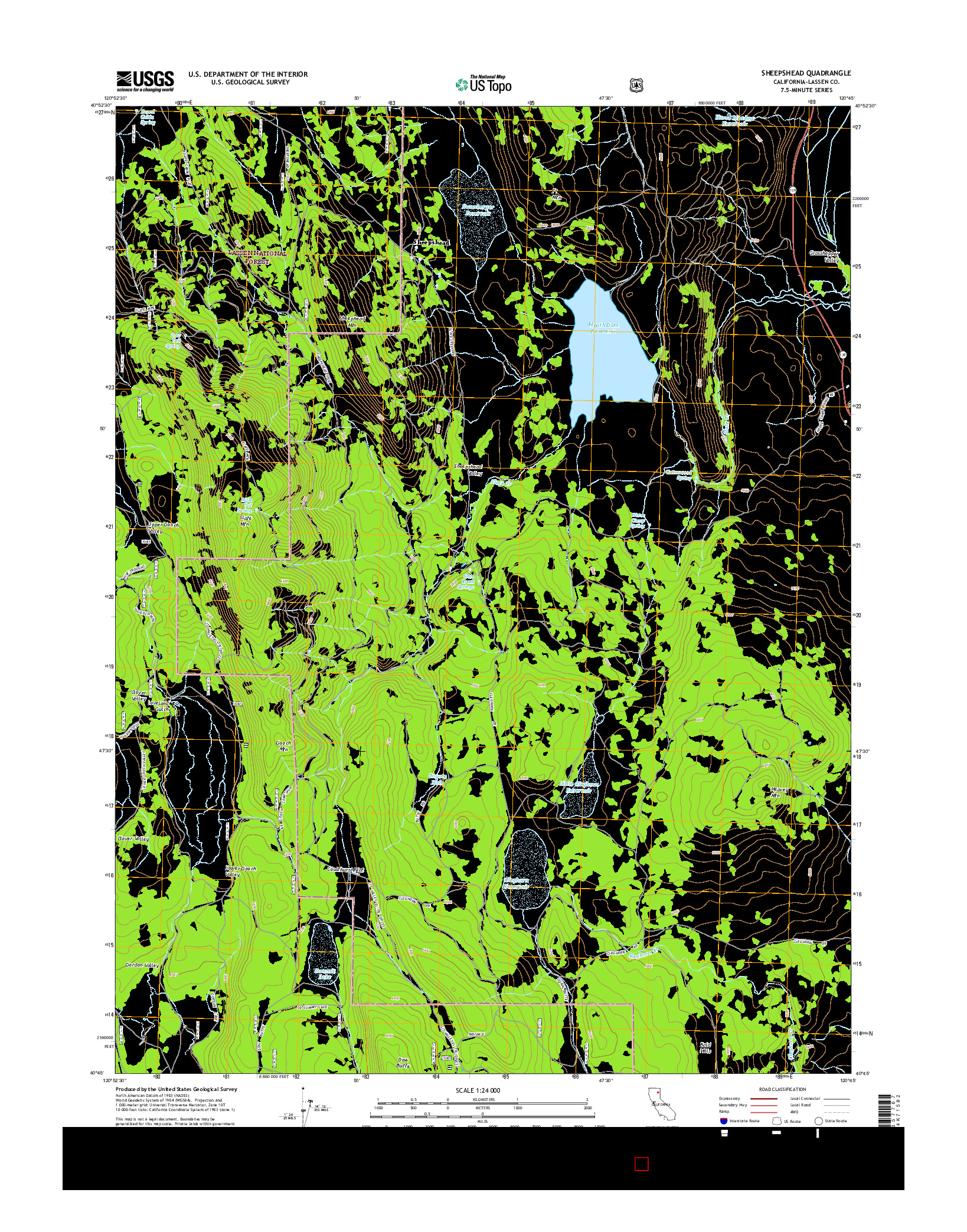 USGS US TOPO 7.5-MINUTE MAP FOR SHEEPSHEAD, CA 2015