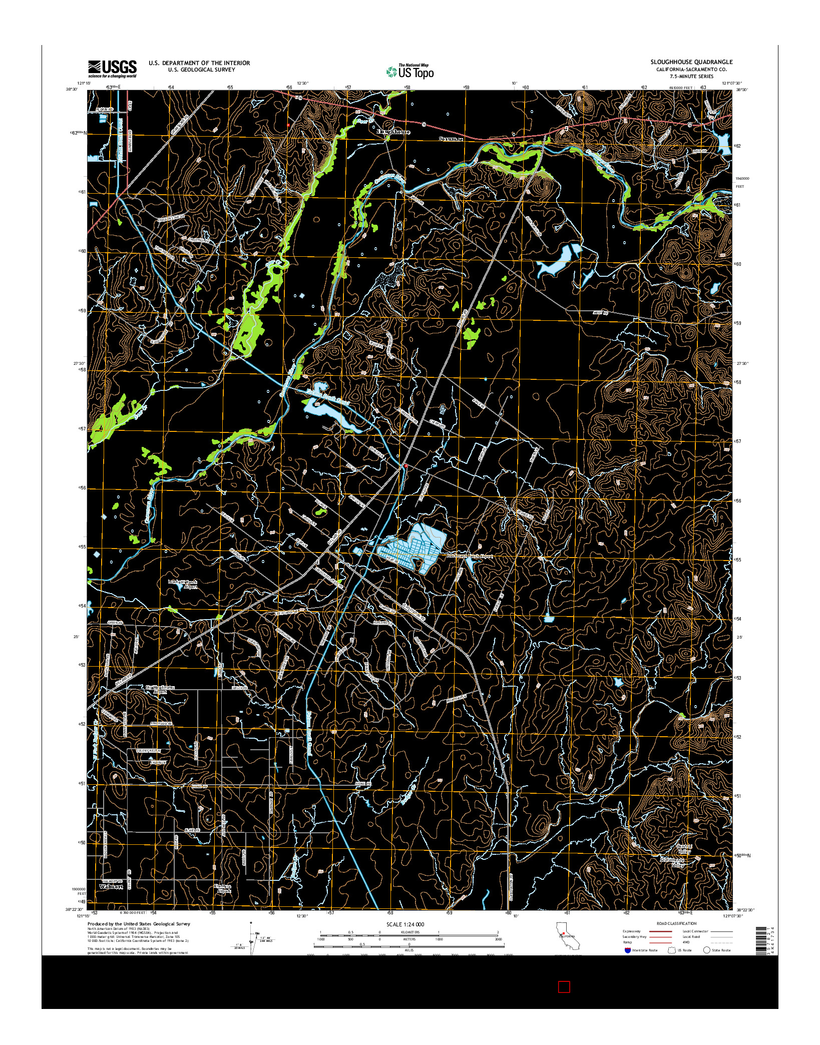 USGS US TOPO 7.5-MINUTE MAP FOR SLOUGHHOUSE, CA 2015