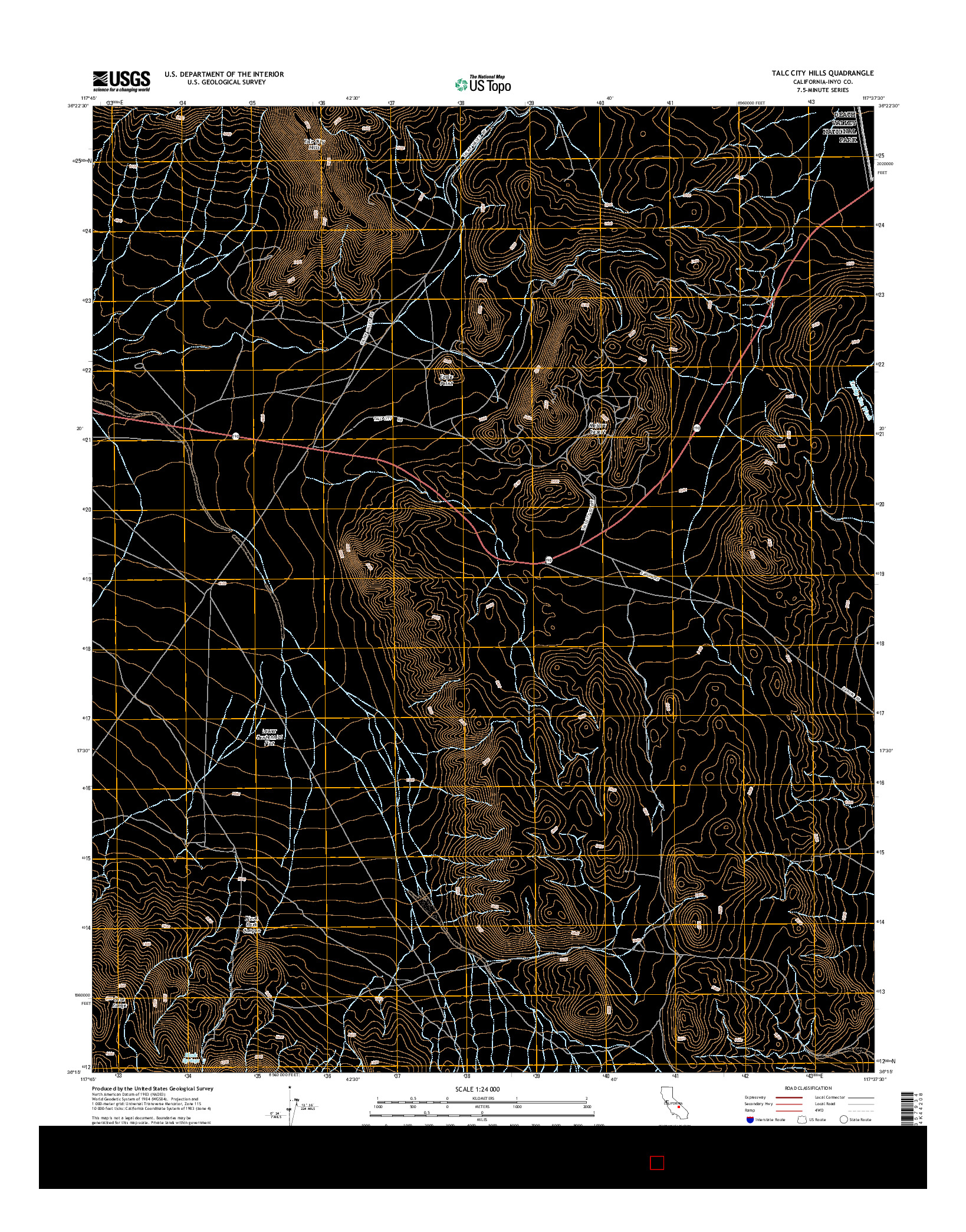 USGS US TOPO 7.5-MINUTE MAP FOR TALC CITY HILLS, CA 2015