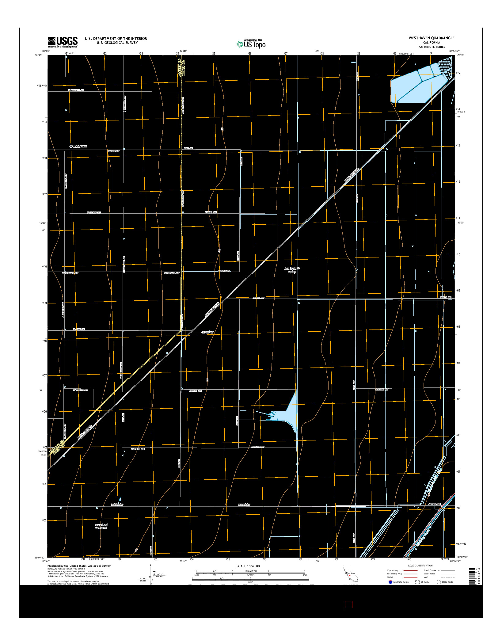 USGS US TOPO 7.5-MINUTE MAP FOR WESTHAVEN, CA 2015