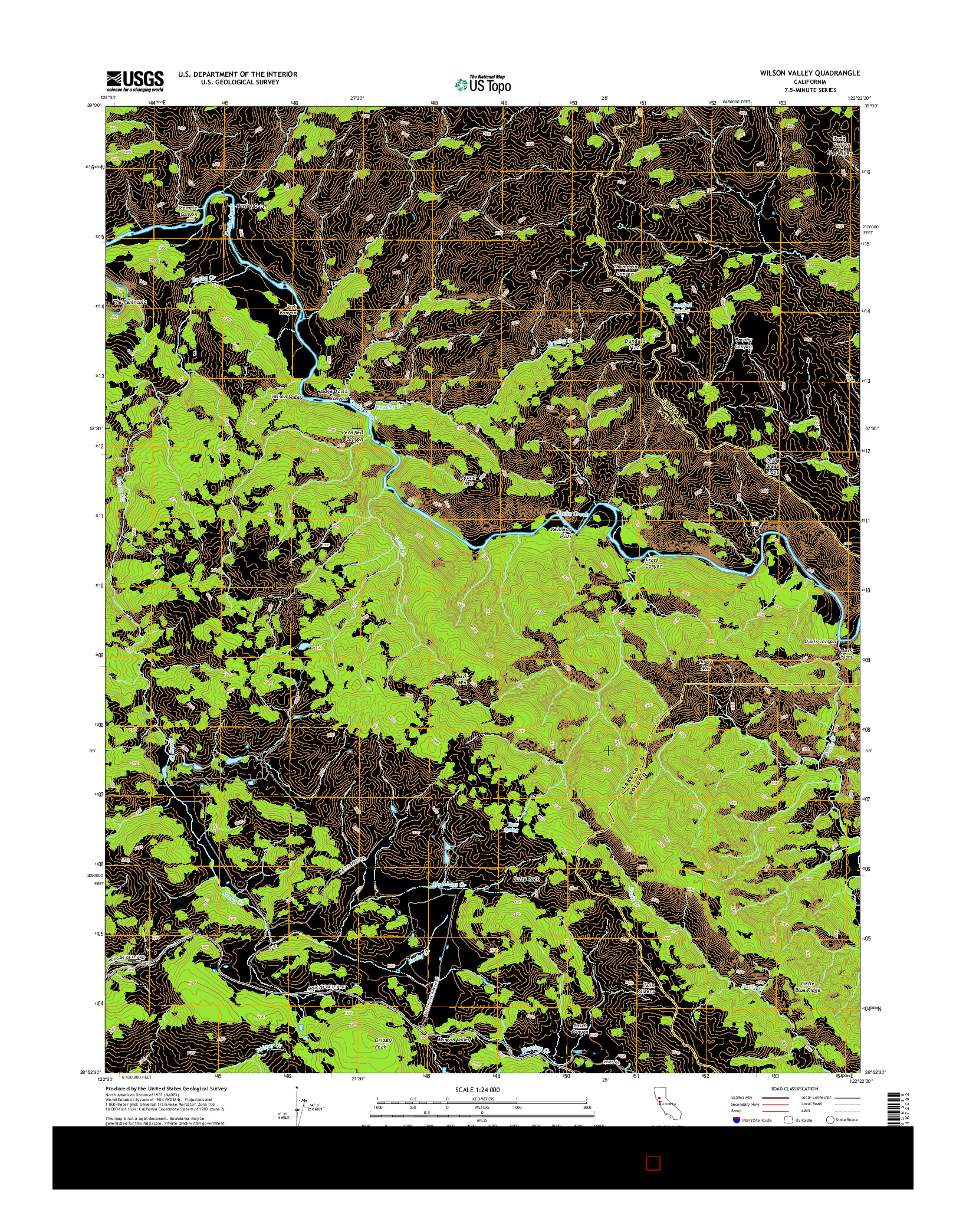 USGS US TOPO 7.5-MINUTE MAP FOR WILSON VALLEY, CA 2015