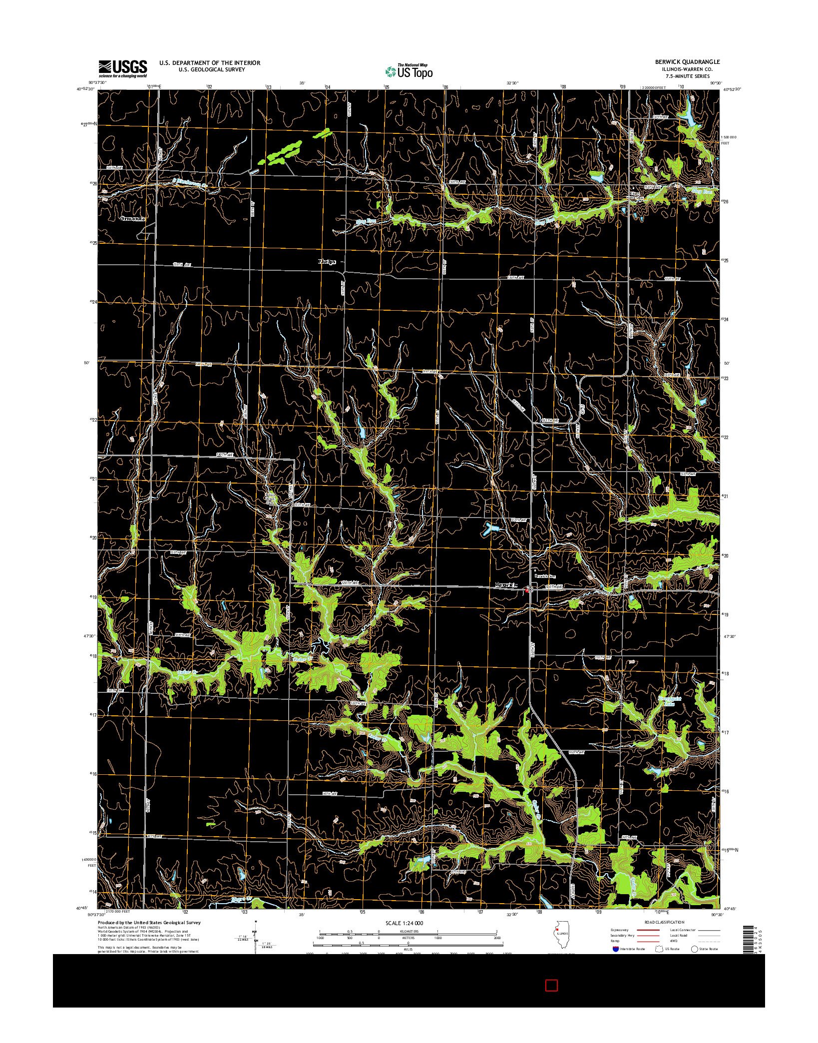 USGS US TOPO 7.5-MINUTE MAP FOR BERWICK, IL 2015