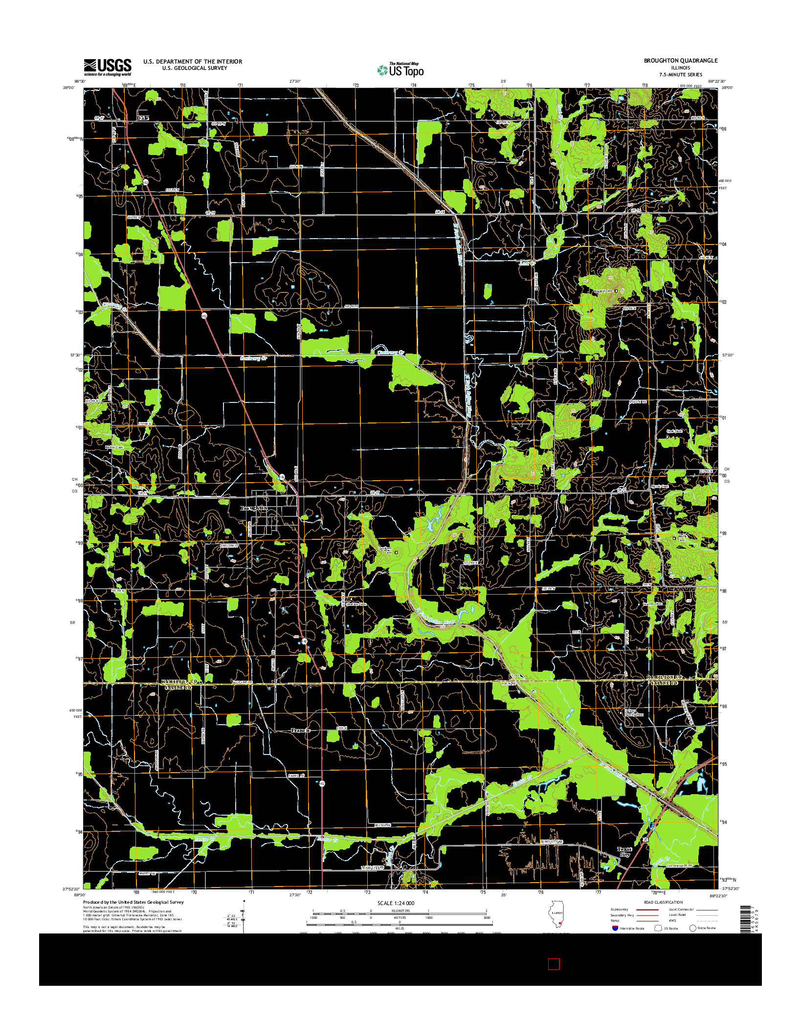 USGS US TOPO 7.5-MINUTE MAP FOR BROUGHTON, IL 2015