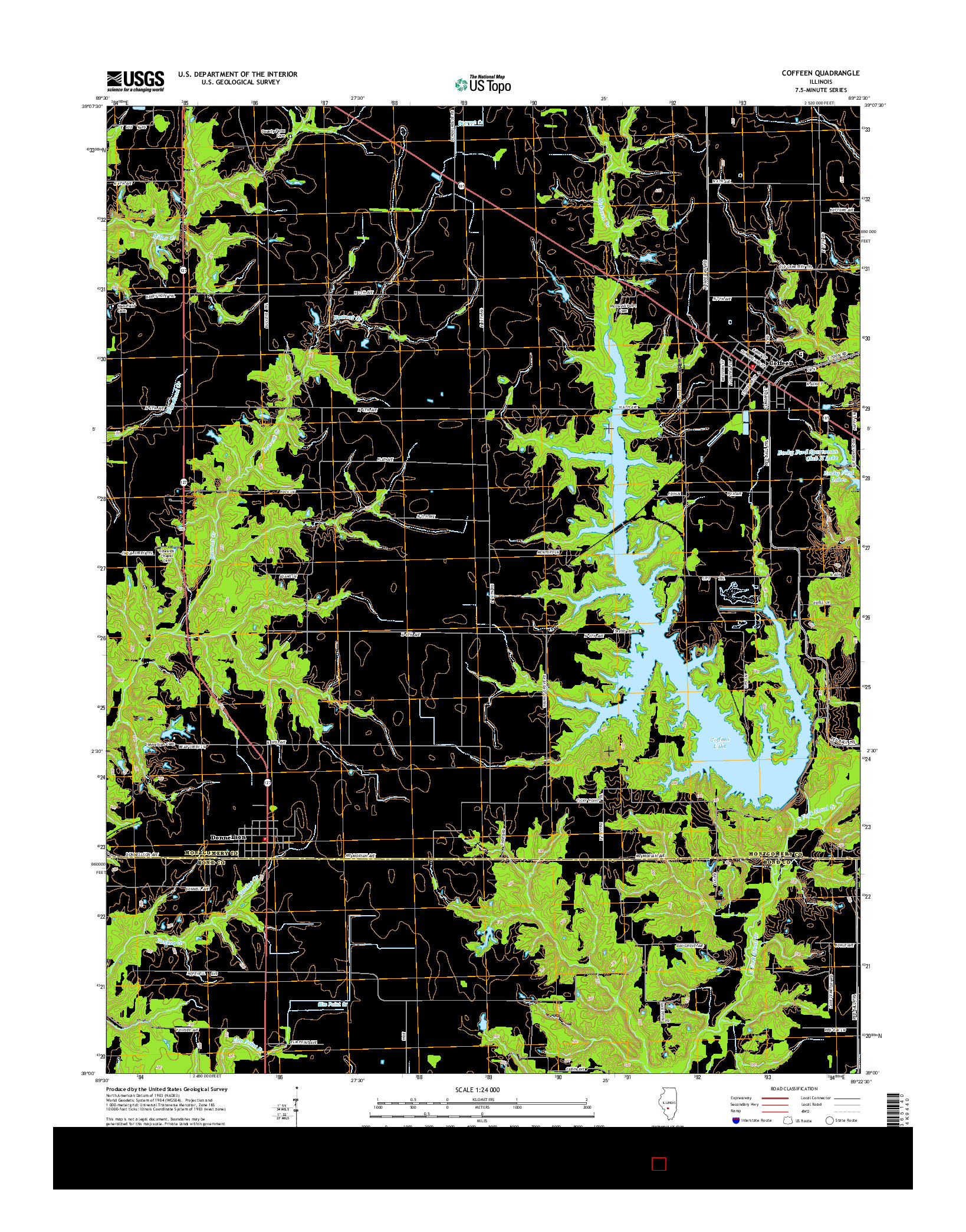 USGS US TOPO 7.5-MINUTE MAP FOR COFFEEN, IL 2015