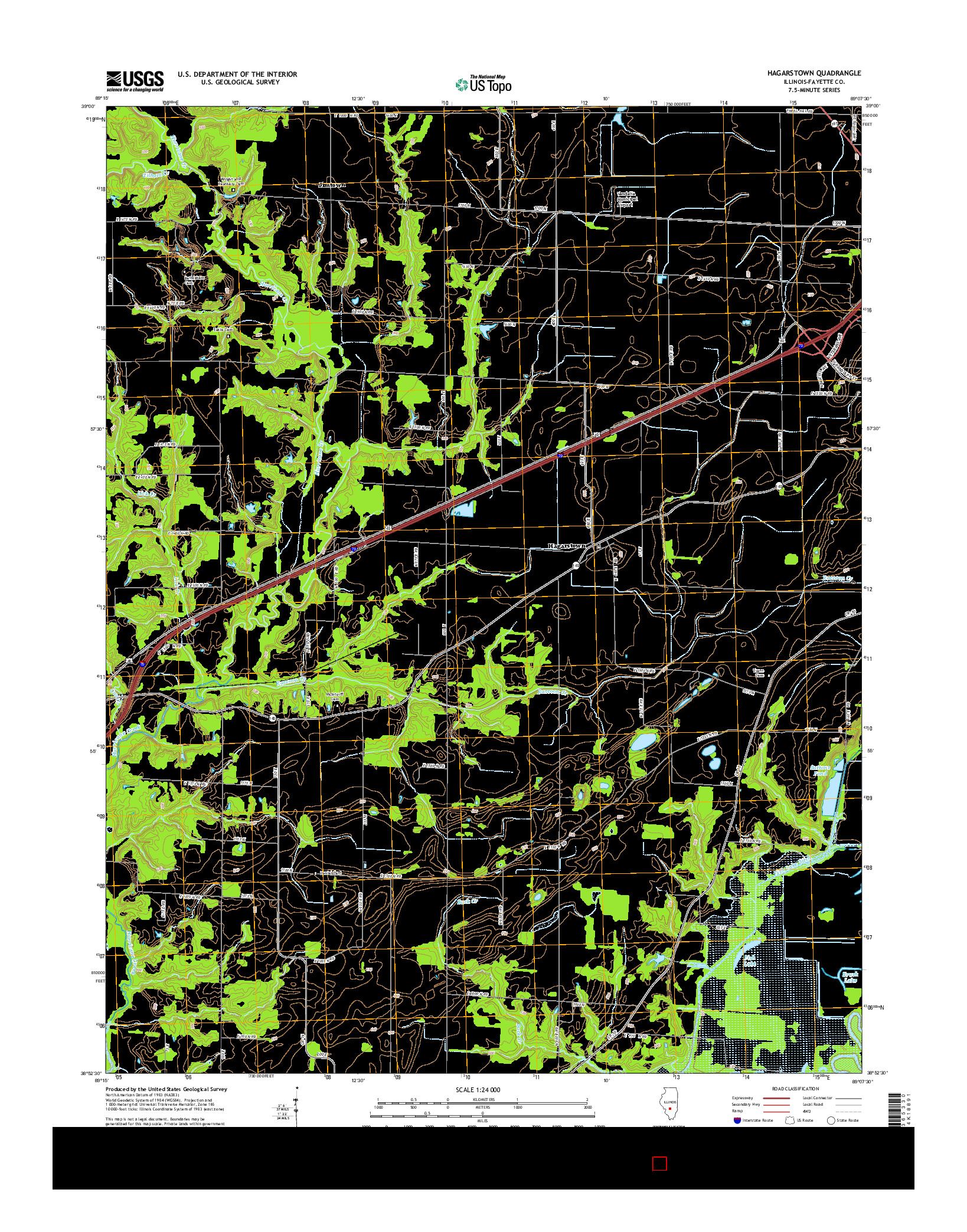 USGS US TOPO 7.5-MINUTE MAP FOR HAGARSTOWN, IL 2015