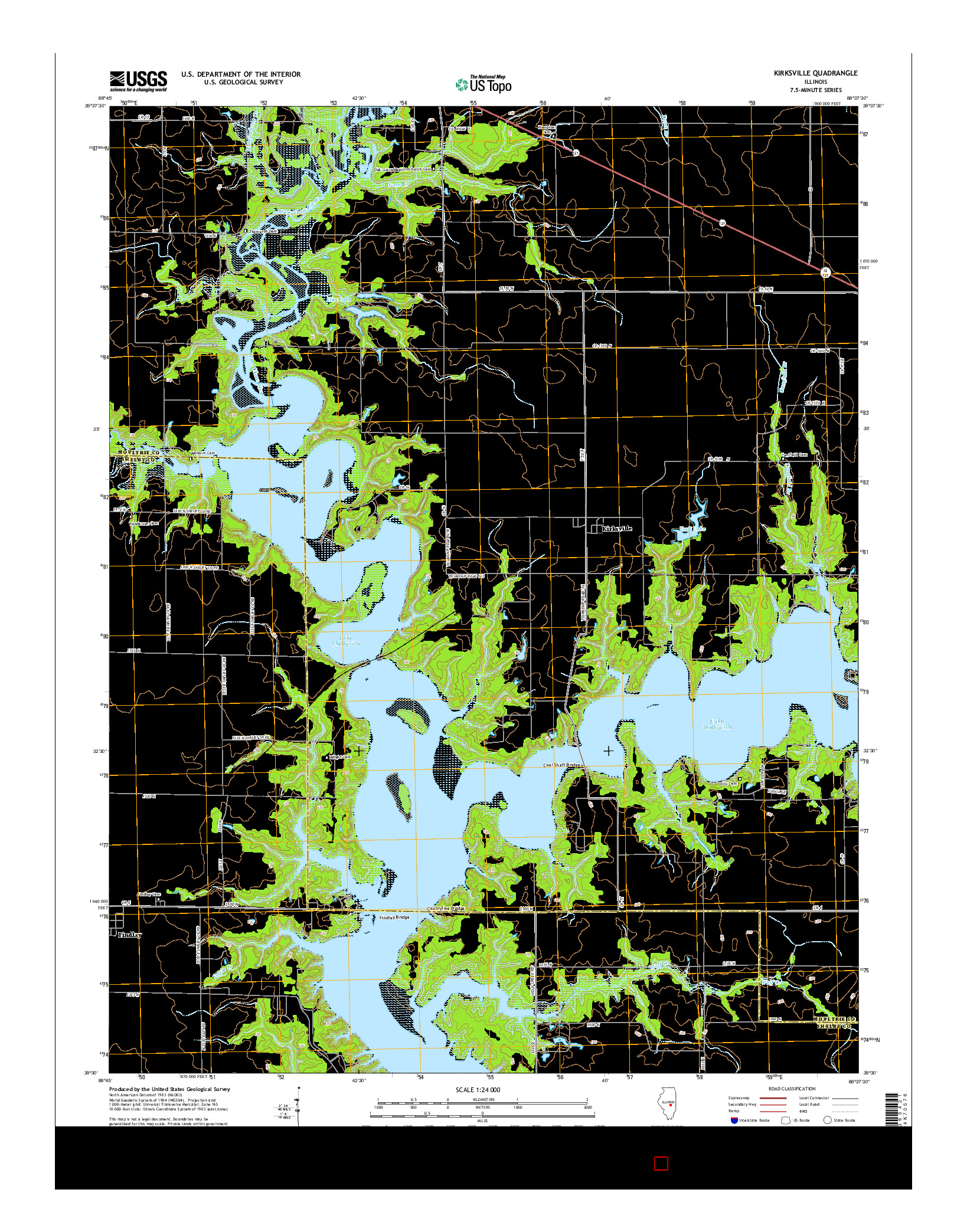 USGS US TOPO 7.5-MINUTE MAP FOR KIRKSVILLE, IL 2015