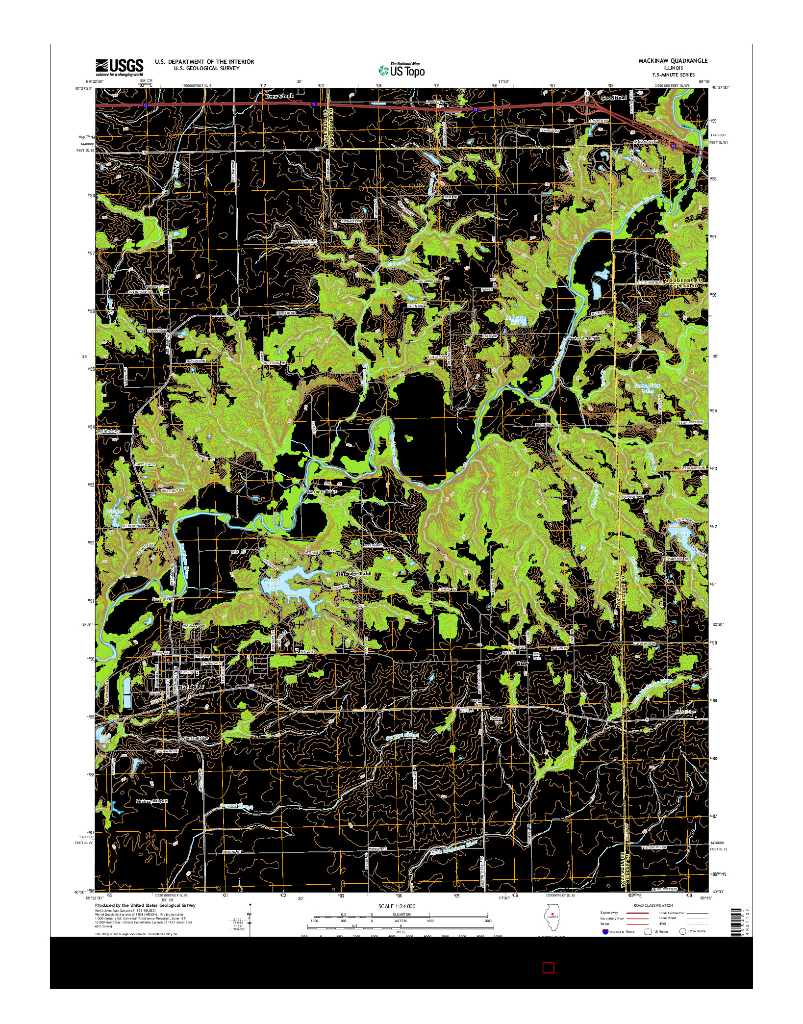 USGS US TOPO 7.5-MINUTE MAP FOR MACKINAW, IL 2015