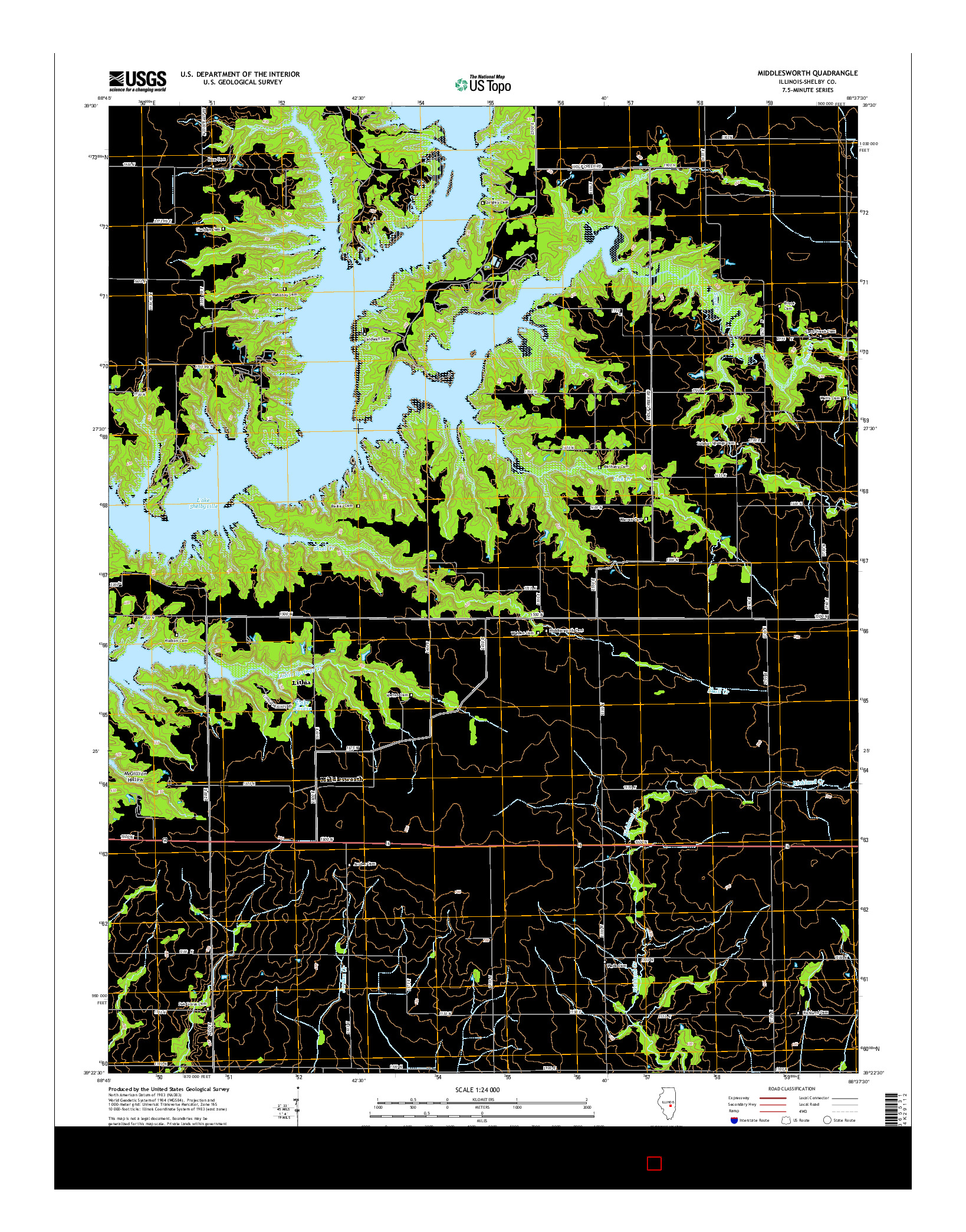 USGS US TOPO 7.5-MINUTE MAP FOR MIDDLESWORTH, IL 2015