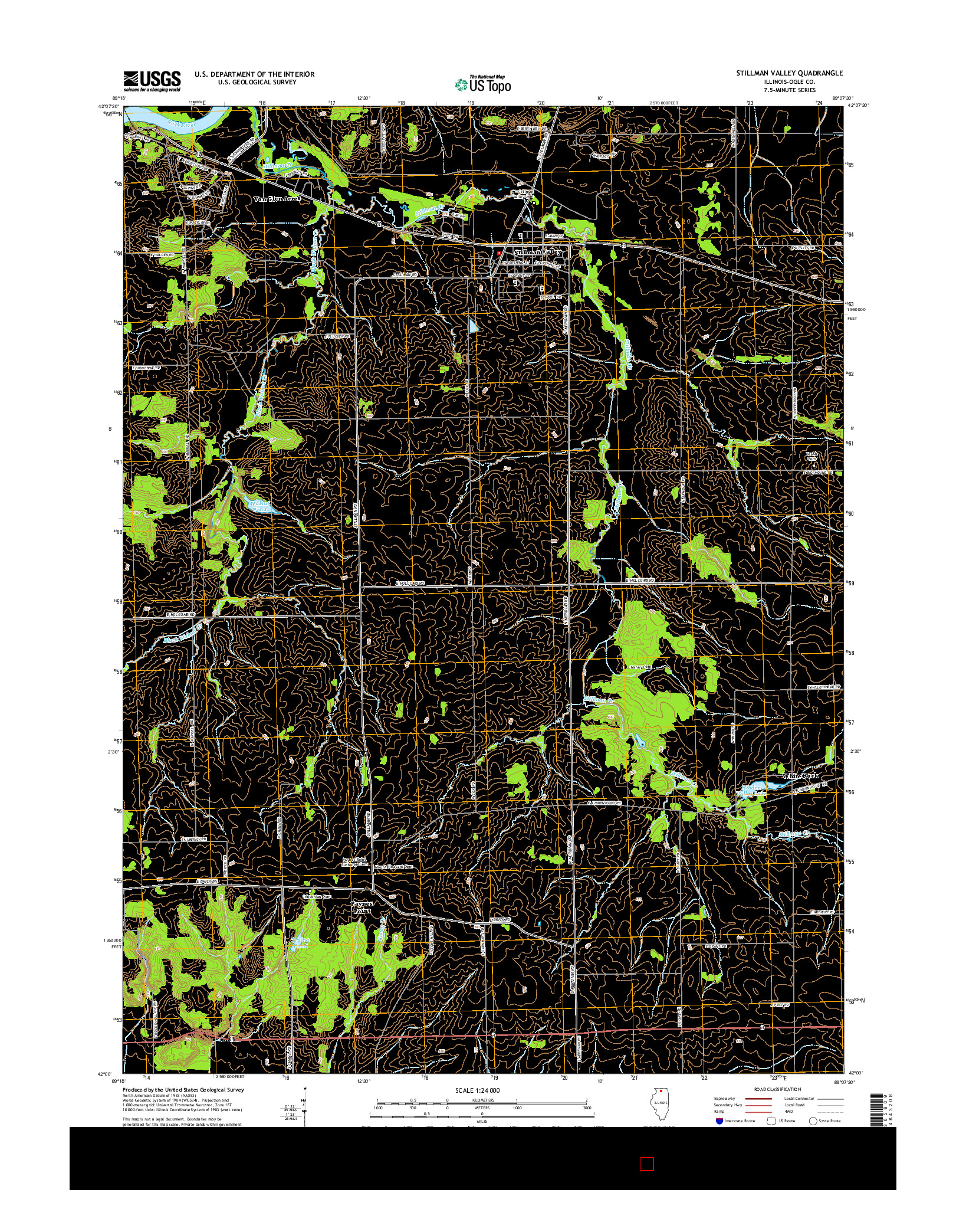 USGS US TOPO 7.5-MINUTE MAP FOR STILLMAN VALLEY, IL 2015