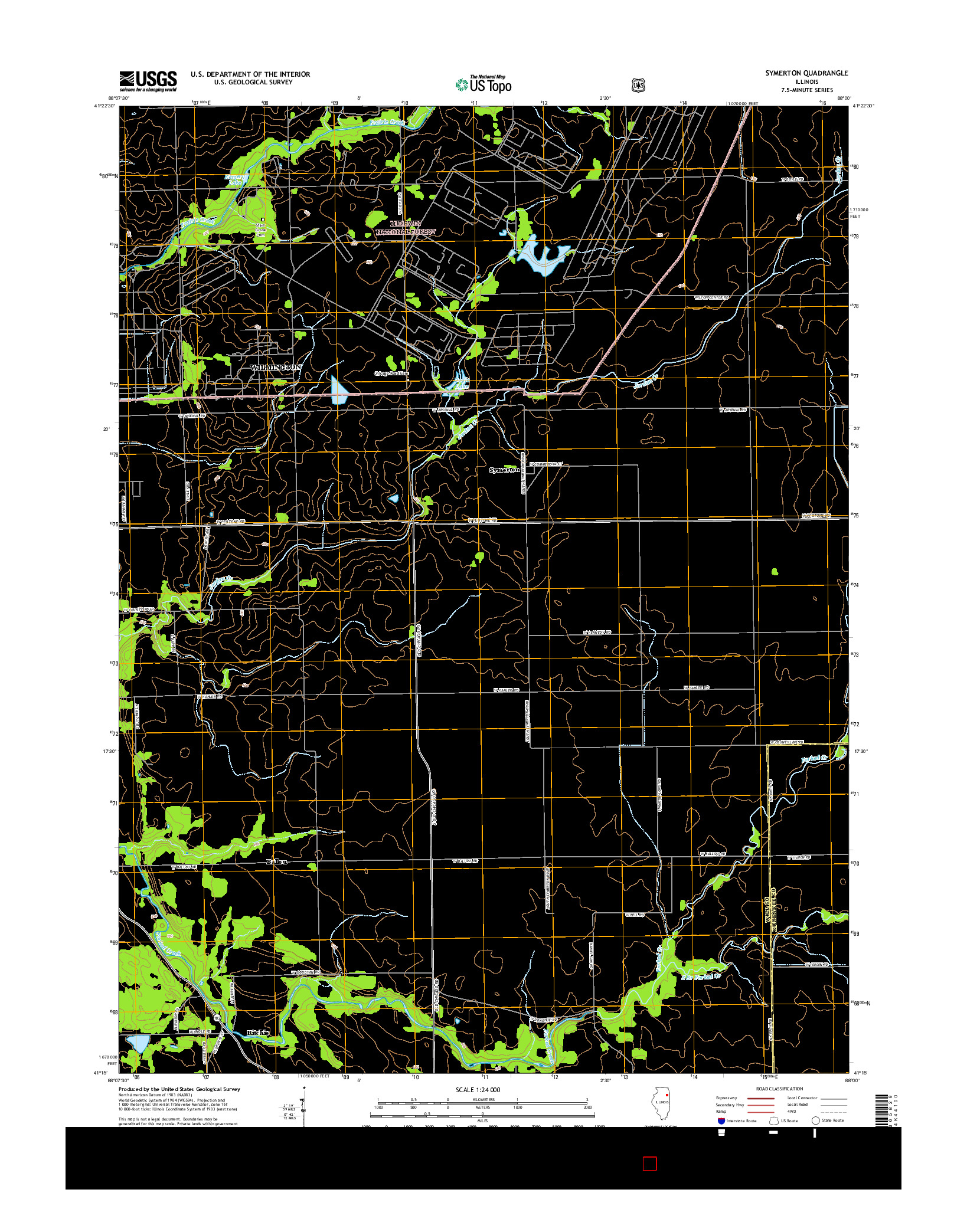 USGS US TOPO 7.5-MINUTE MAP FOR SYMERTON, IL 2015