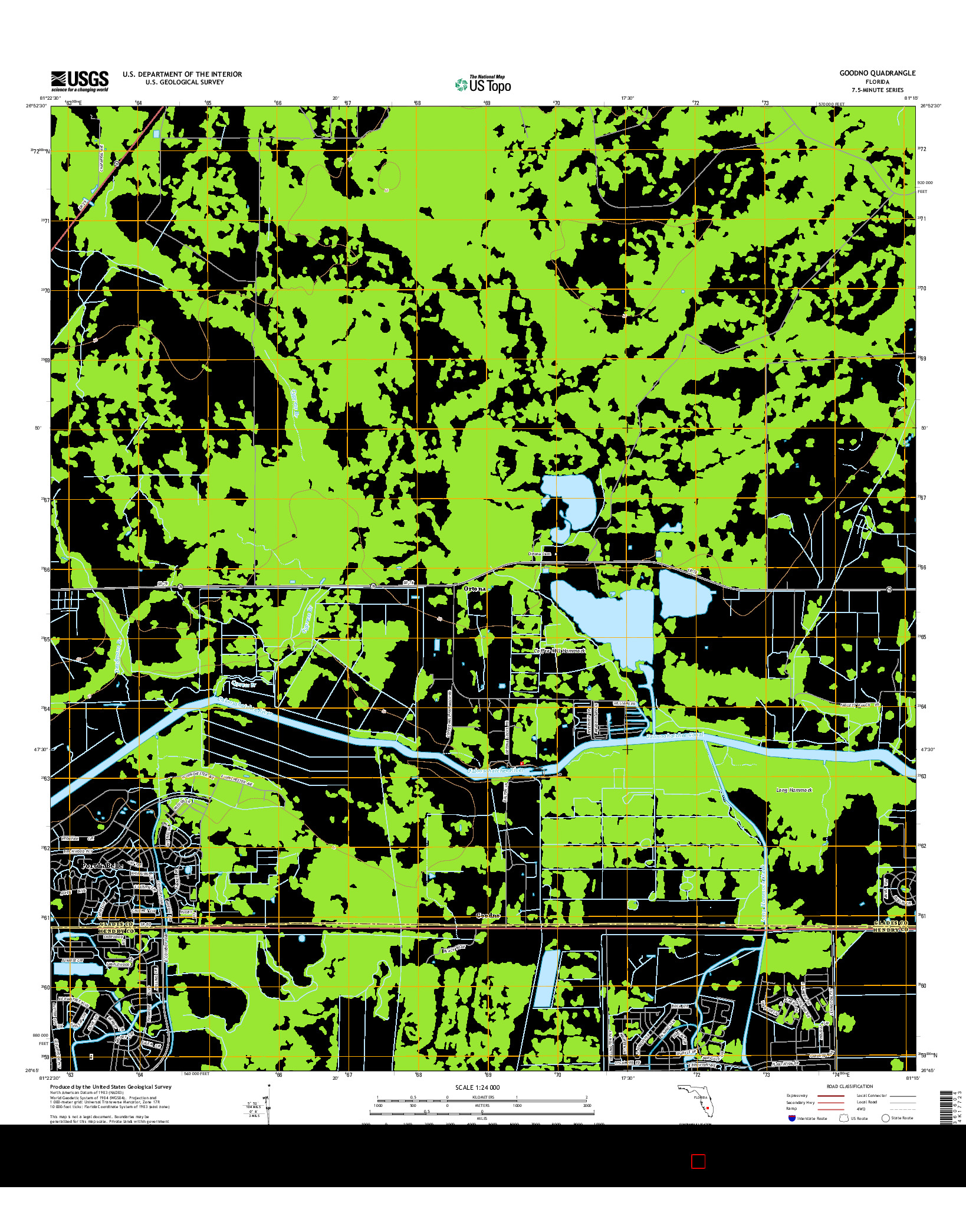 USGS US TOPO 7.5-MINUTE MAP FOR GOODNO, FL 2015