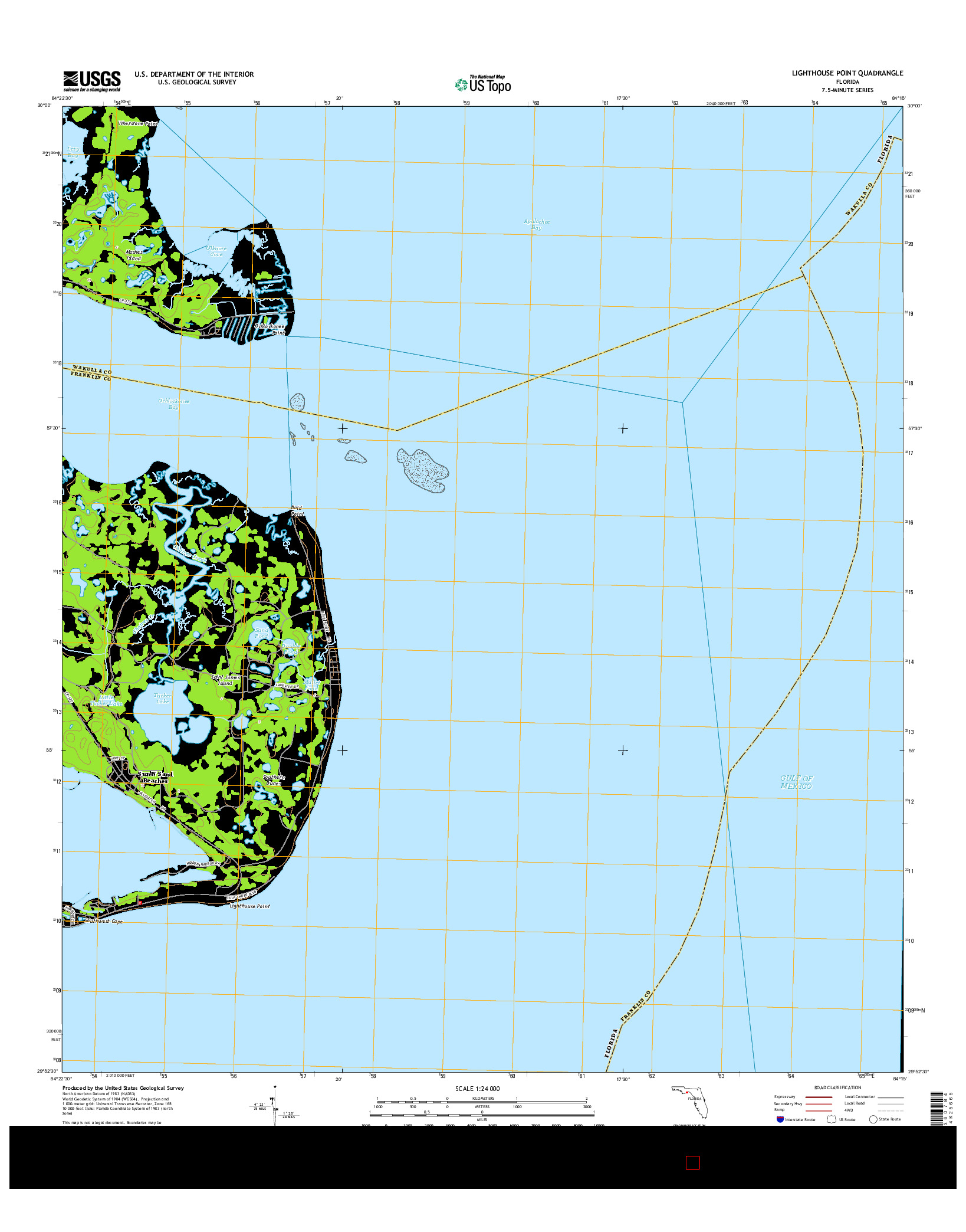 USGS US TOPO 7.5-MINUTE MAP FOR LIGHTHOUSE POINT, FL 2015
