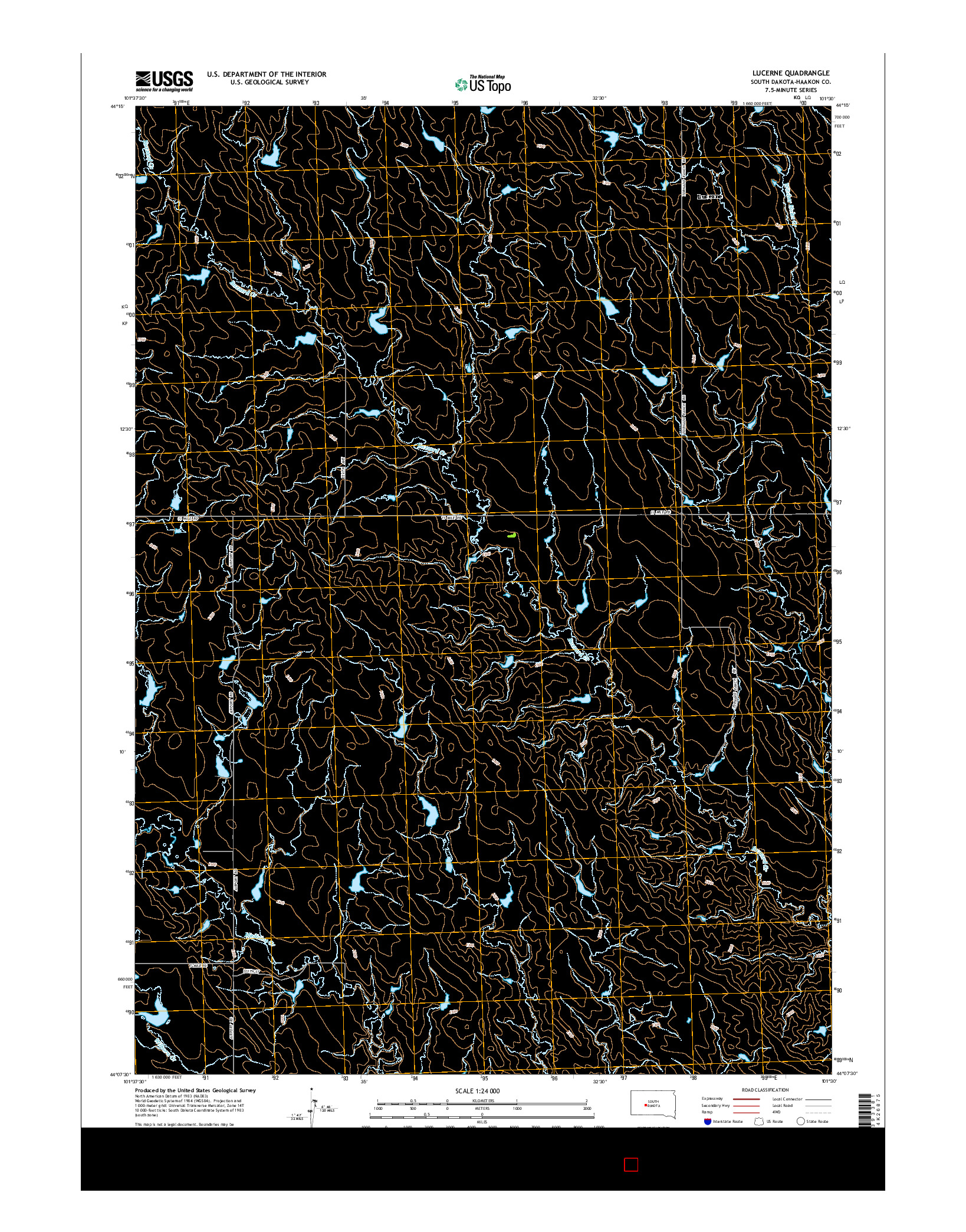 USGS US TOPO 7.5-MINUTE MAP FOR LUCERNE, SD 2015