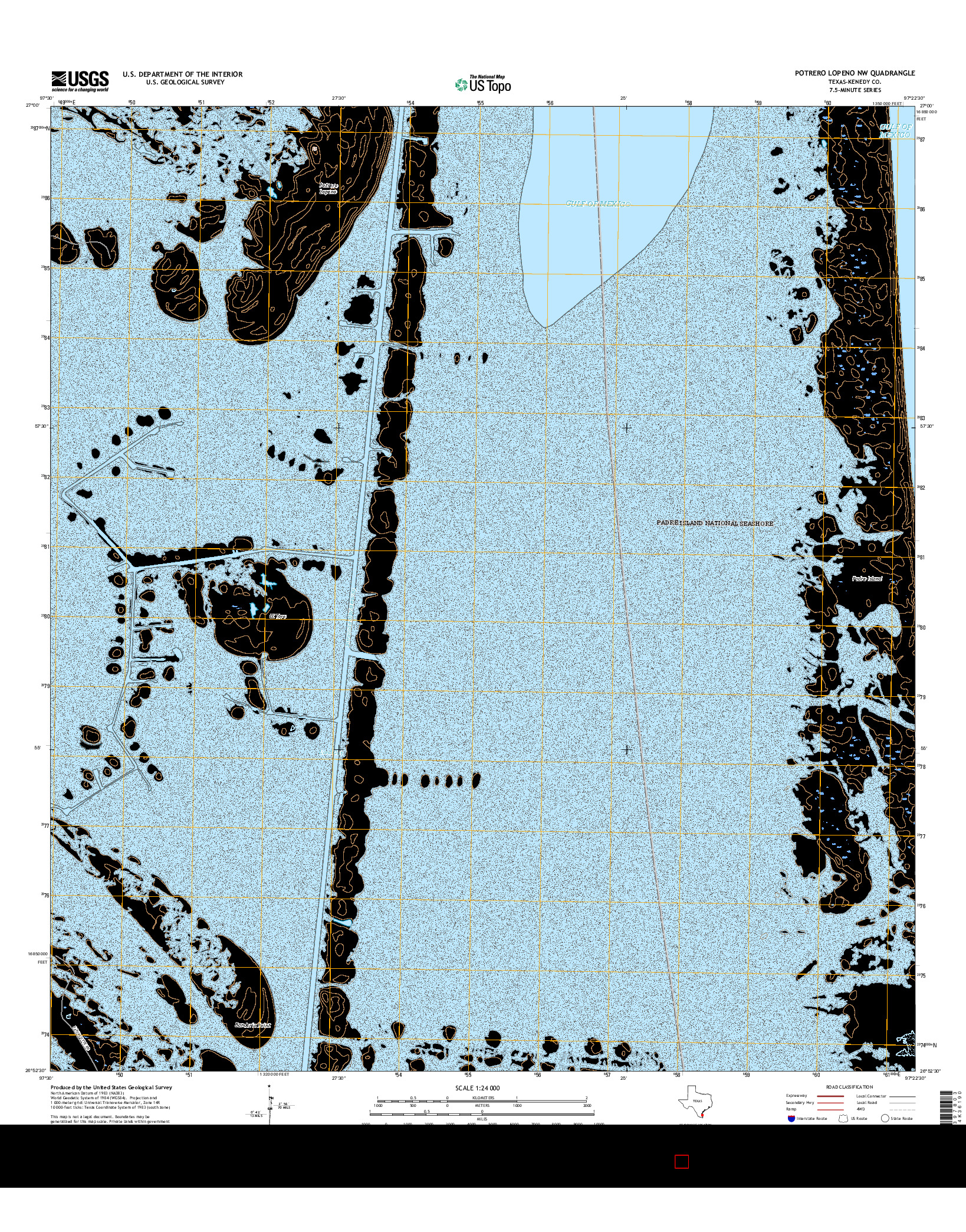 USGS US TOPO 7.5-MINUTE MAP FOR POTRERO LOPENO NW, TX 2016