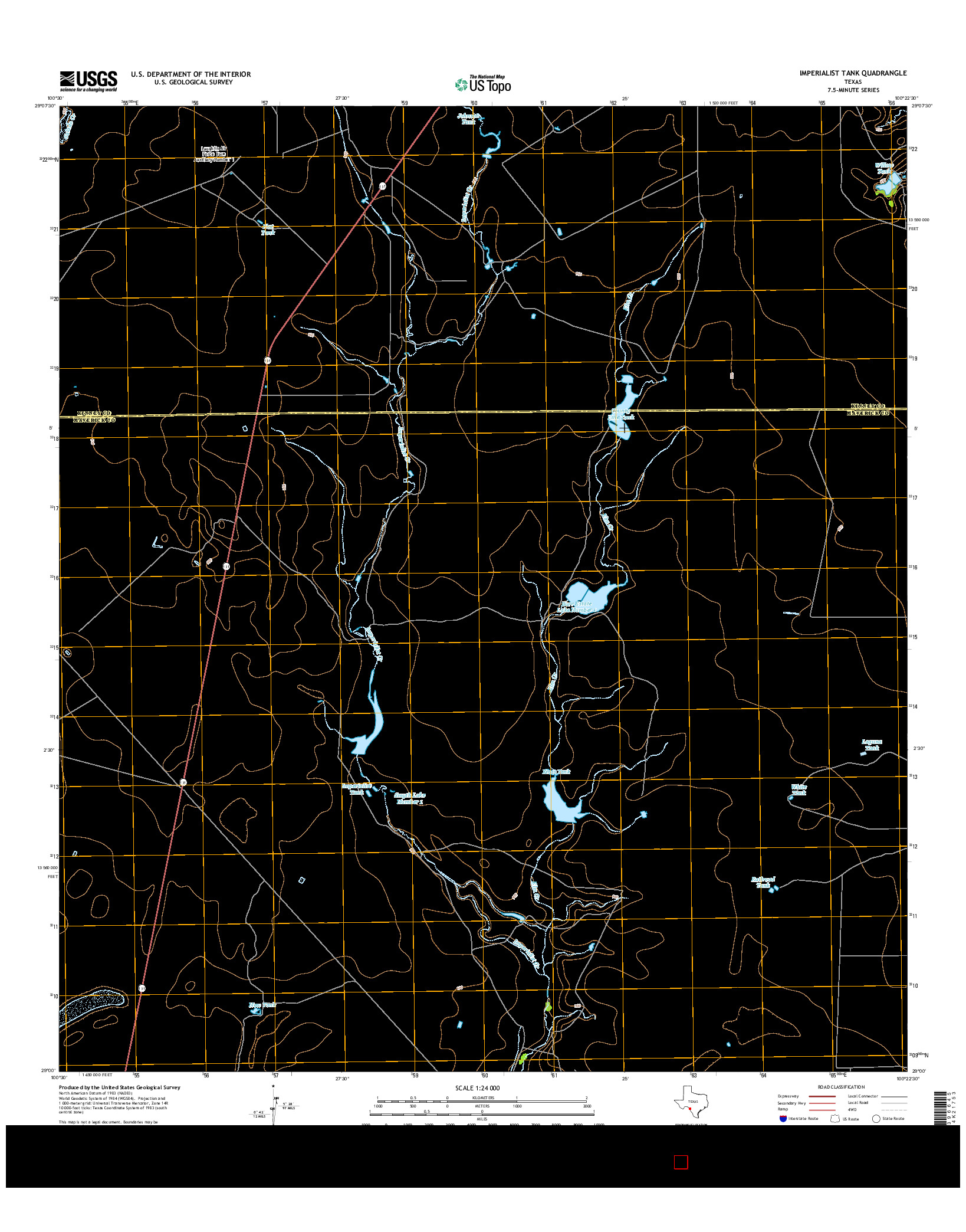 USGS US TOPO 7.5-MINUTE MAP FOR IMPERIALIST TANK, TX 2016