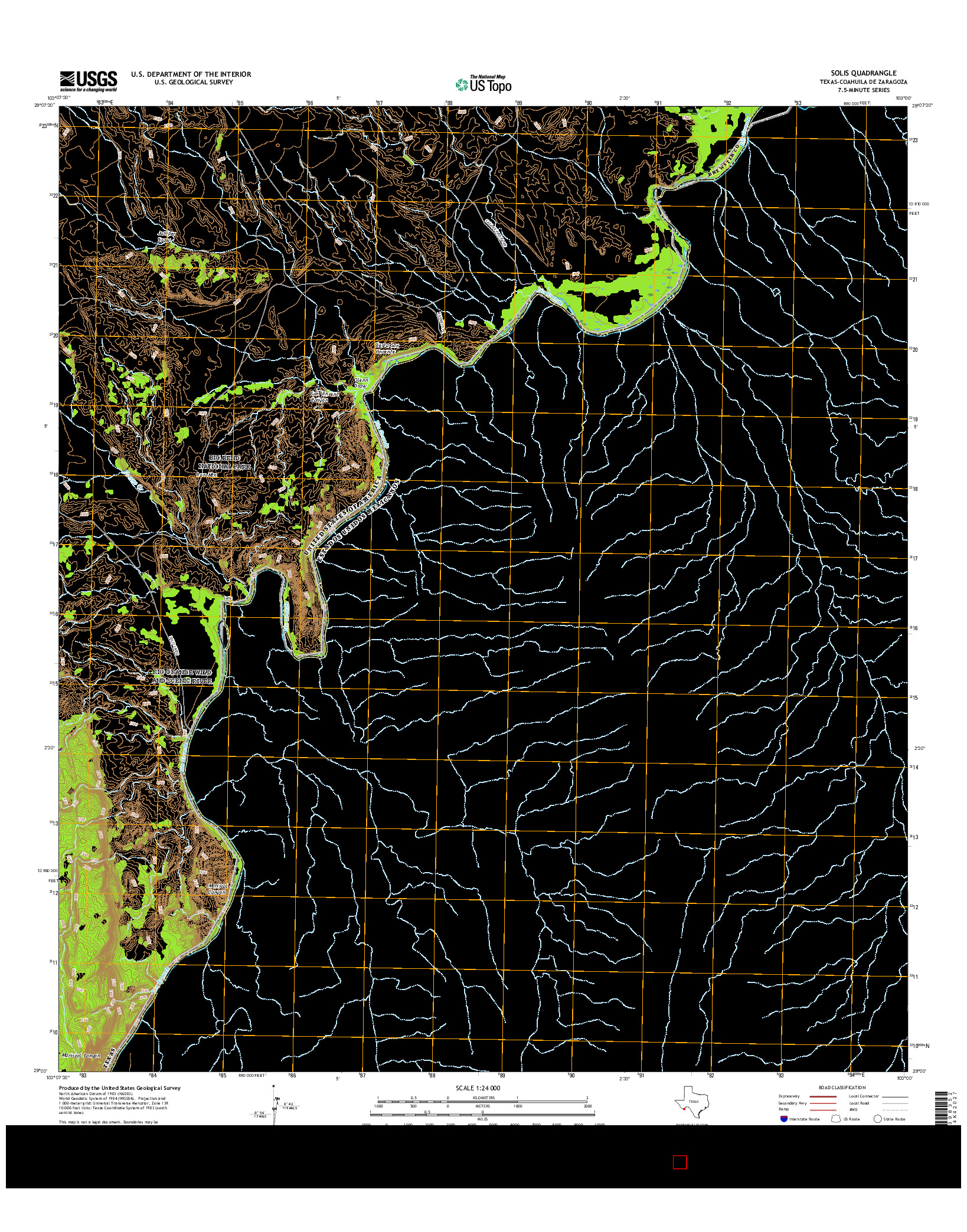 USGS US TOPO 7.5-MINUTE MAP FOR SOLIS, TX-COA 2016