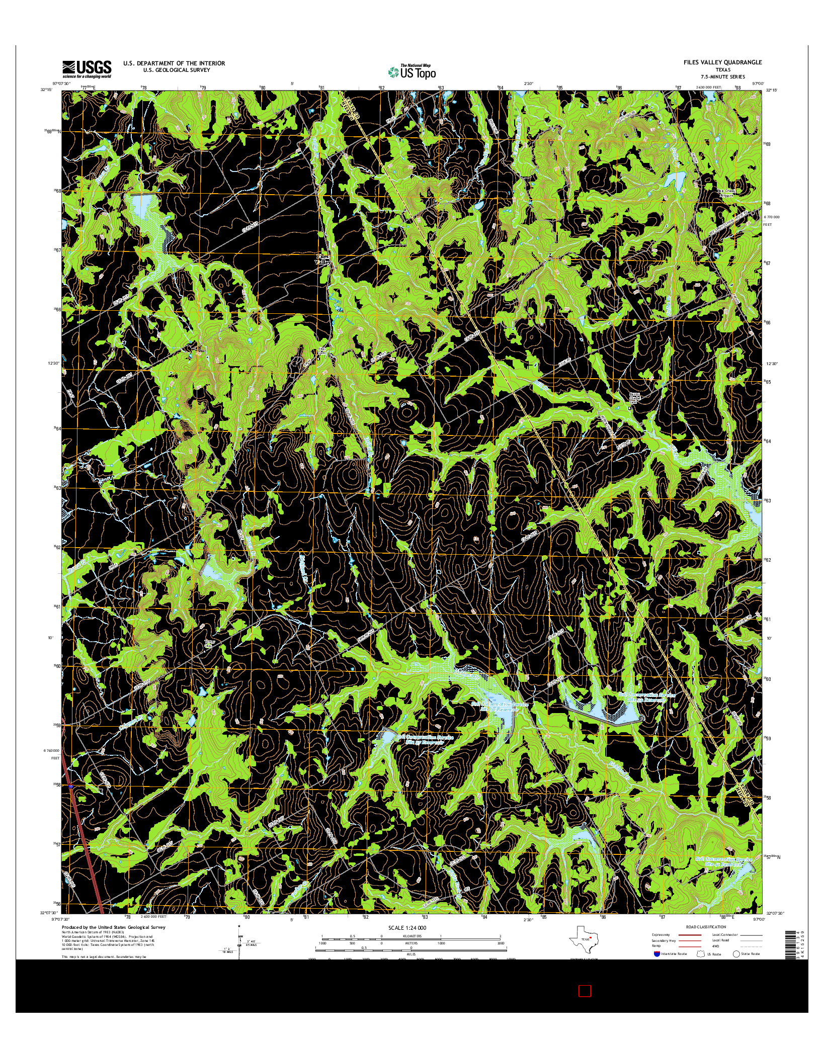 USGS US TOPO 7.5-MINUTE MAP FOR FILES VALLEY, TX 2016