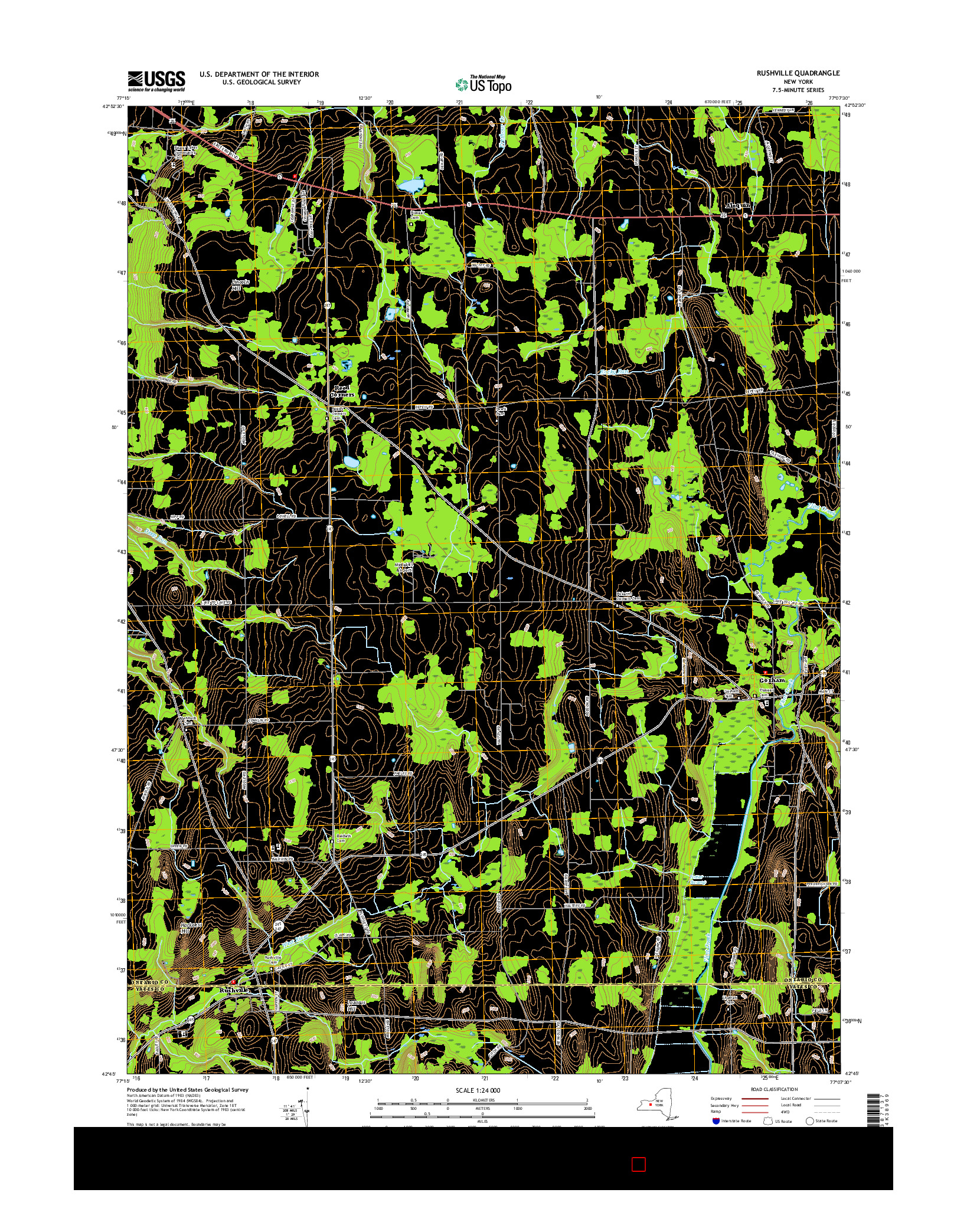 USGS US TOPO 7.5-MINUTE MAP FOR RUSHVILLE, NY 2016