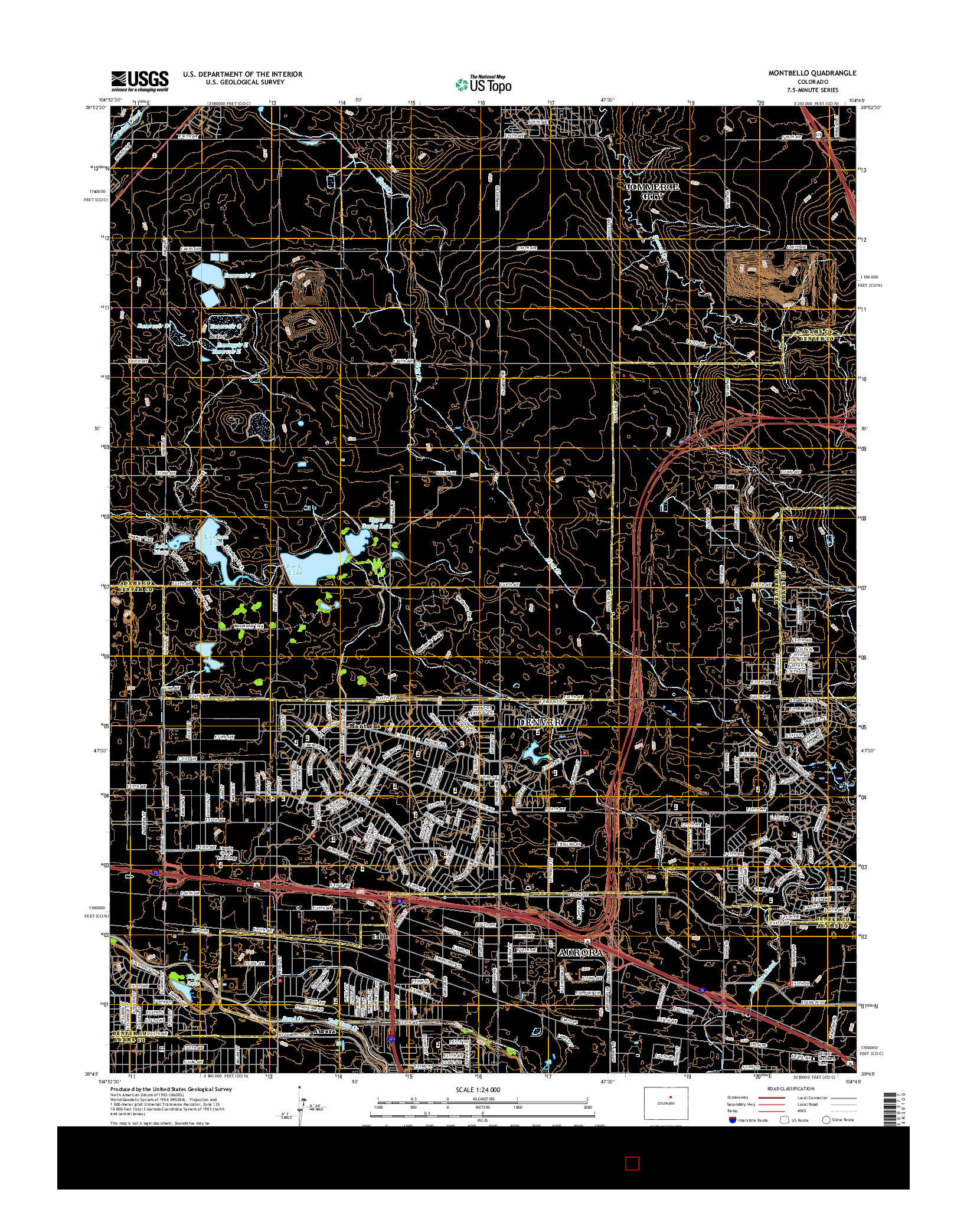 USGS US TOPO 7.5-MINUTE MAP FOR MONTBELLO, CO 2016