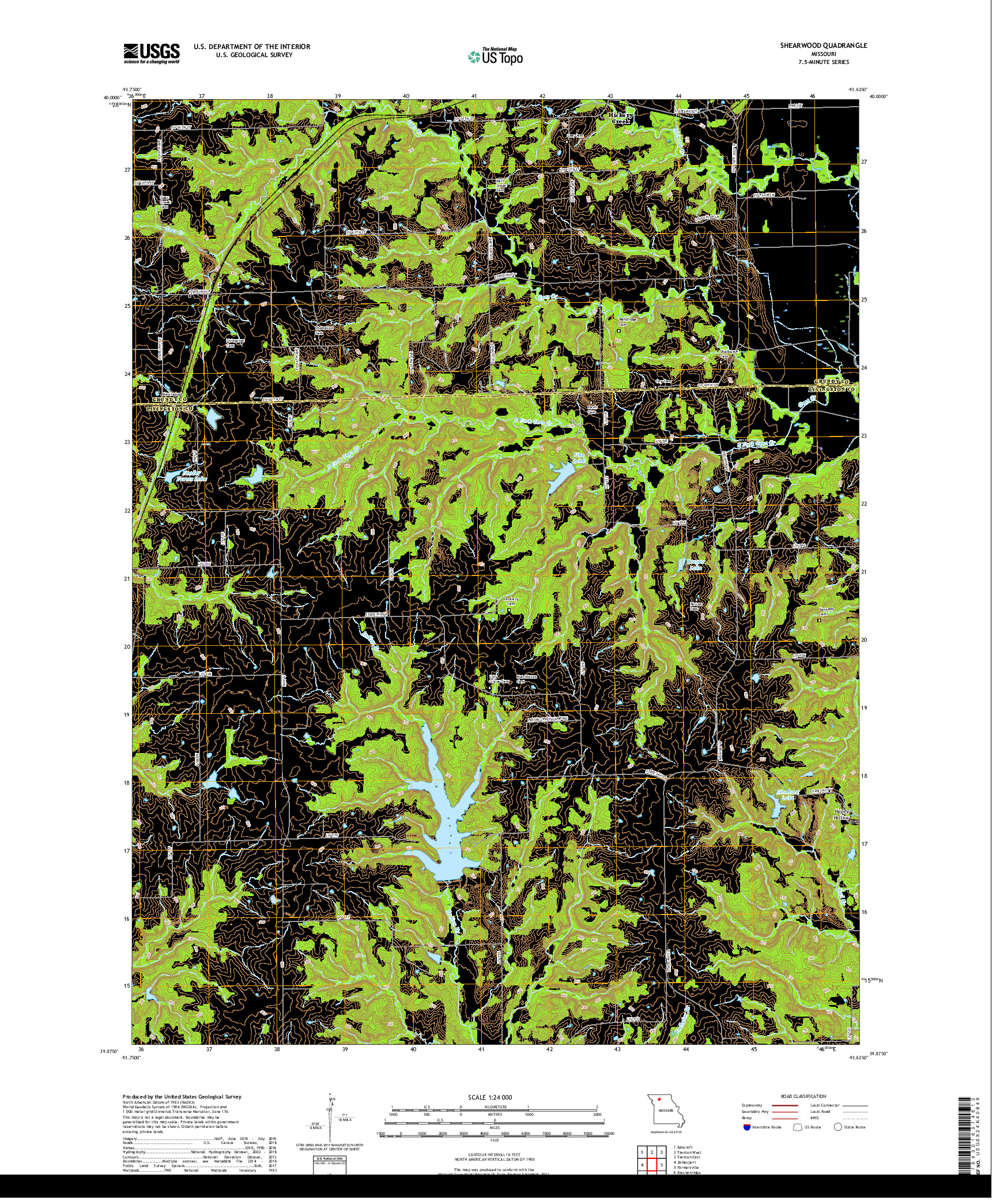 USGS US TOPO 7.5-MINUTE MAP FOR SHEARWOOD, MO 2017