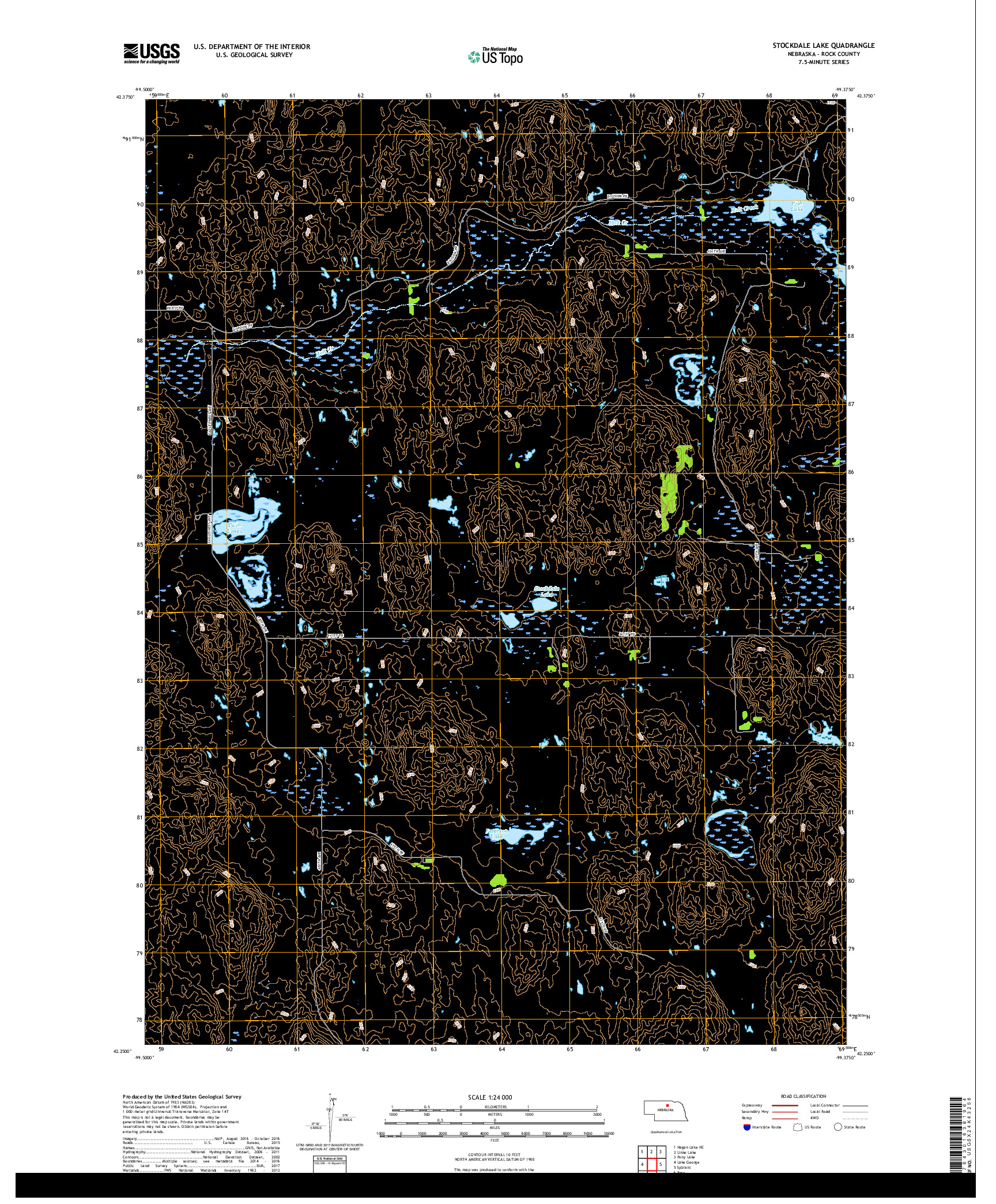 USGS US TOPO 7.5-MINUTE MAP FOR STOCKDALE LAKE, NE 2017