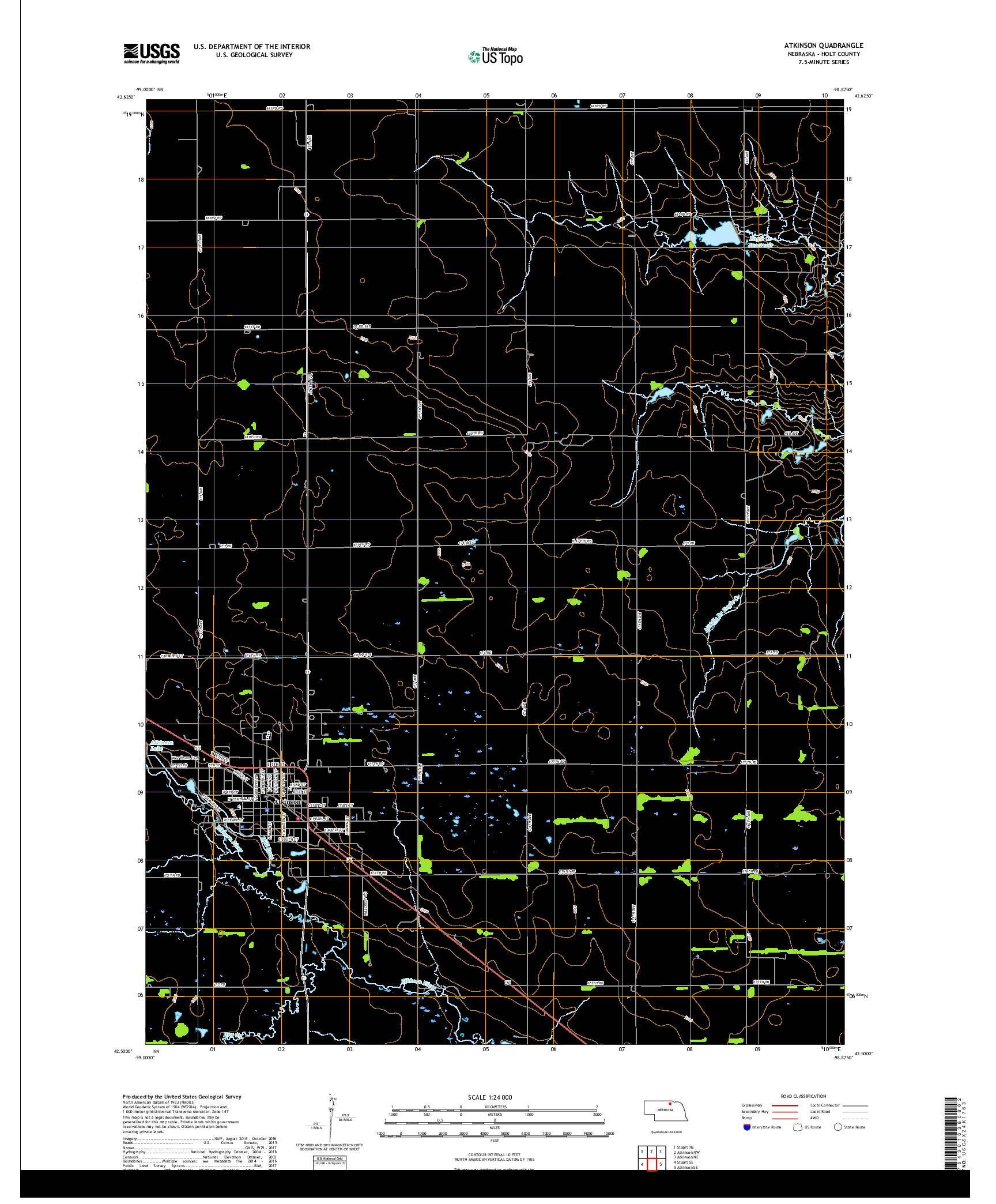 USGS US TOPO 7.5-MINUTE MAP FOR ATKINSON, NE 2017