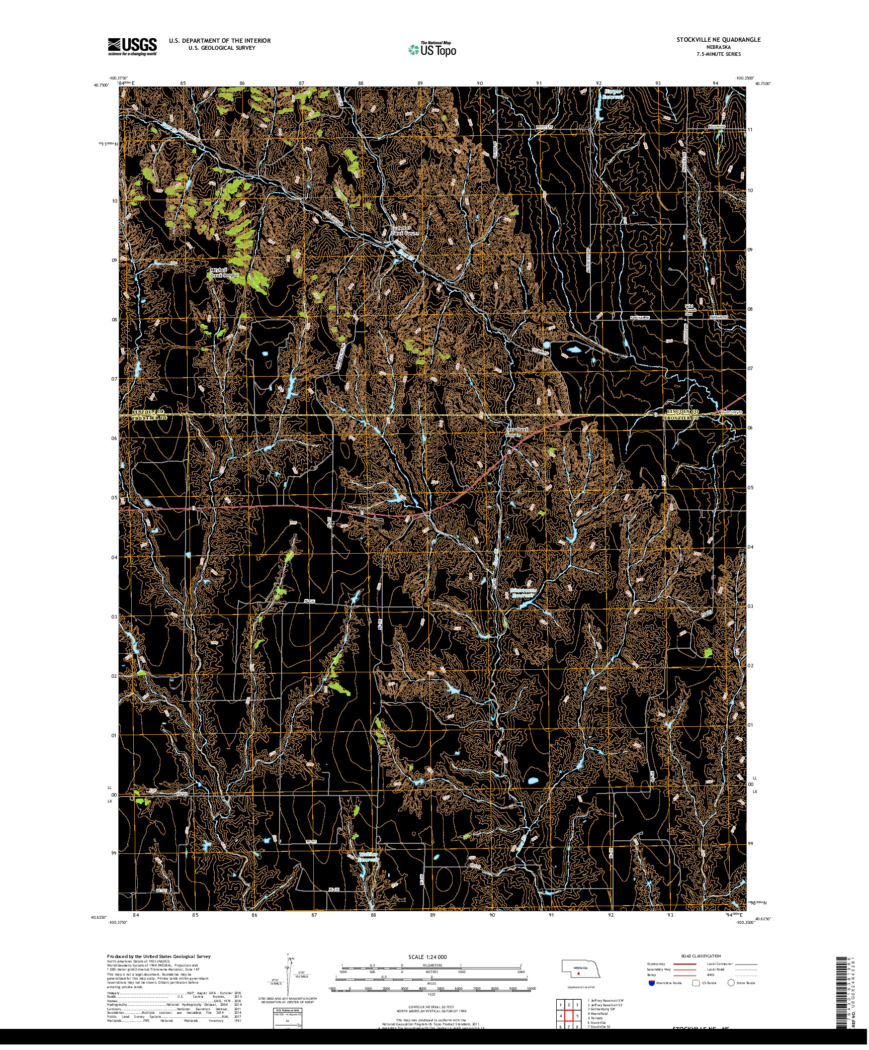 USGS US TOPO 7.5-MINUTE MAP FOR STOCKVILLE NE, NE 2017