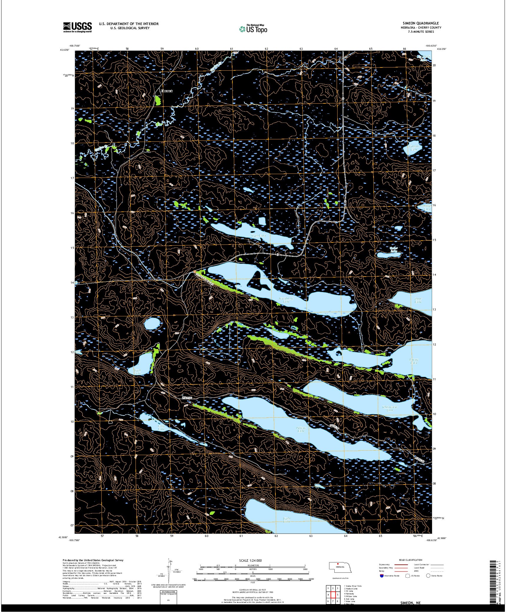 USGS US TOPO 7.5-MINUTE MAP FOR SIMEON, NE 2017