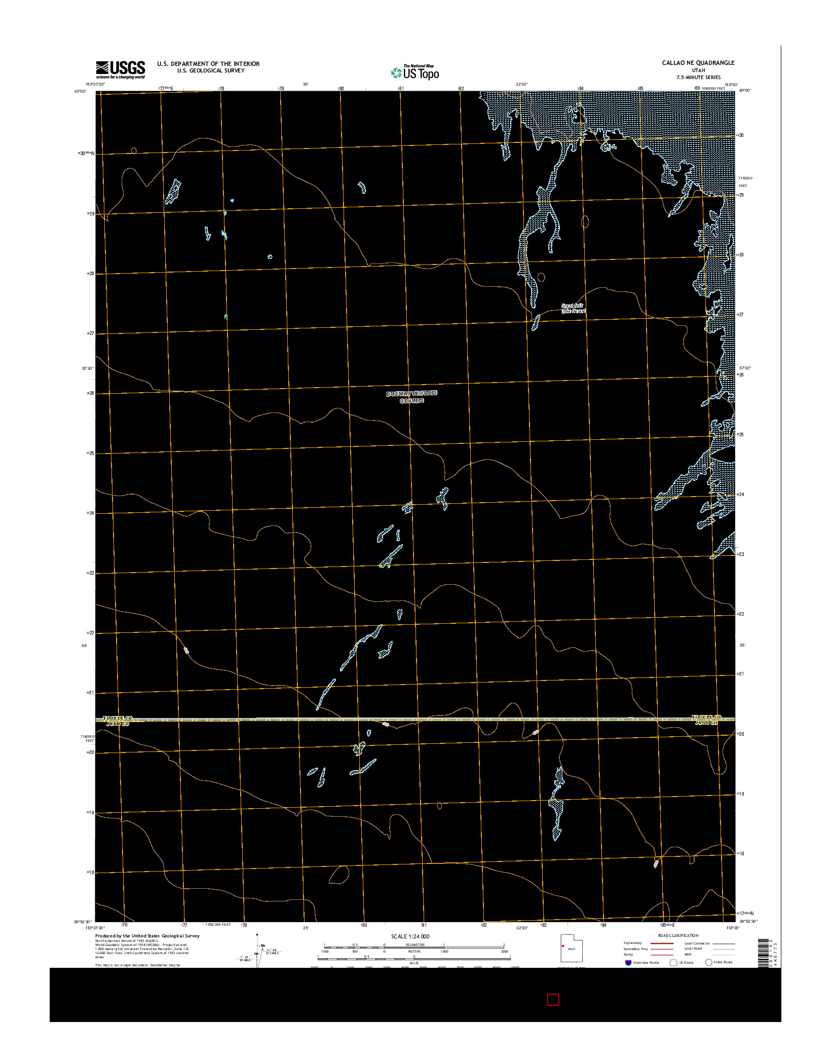 USGS US TOPO 7.5-MINUTE MAP FOR CALLAO NE, UT 2017