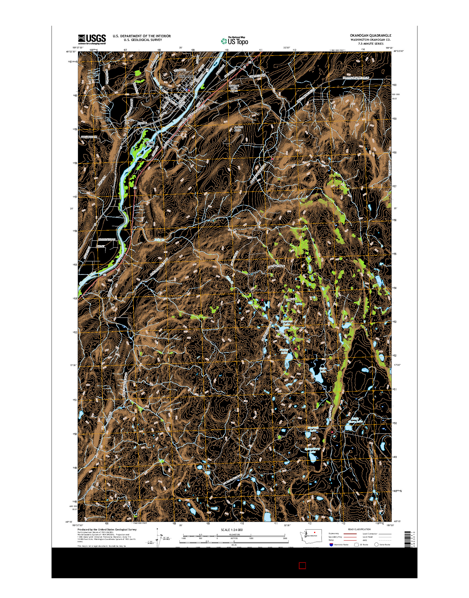 USGS US TOPO 7.5-MINUTE MAP FOR OKANOGAN, WA 2017