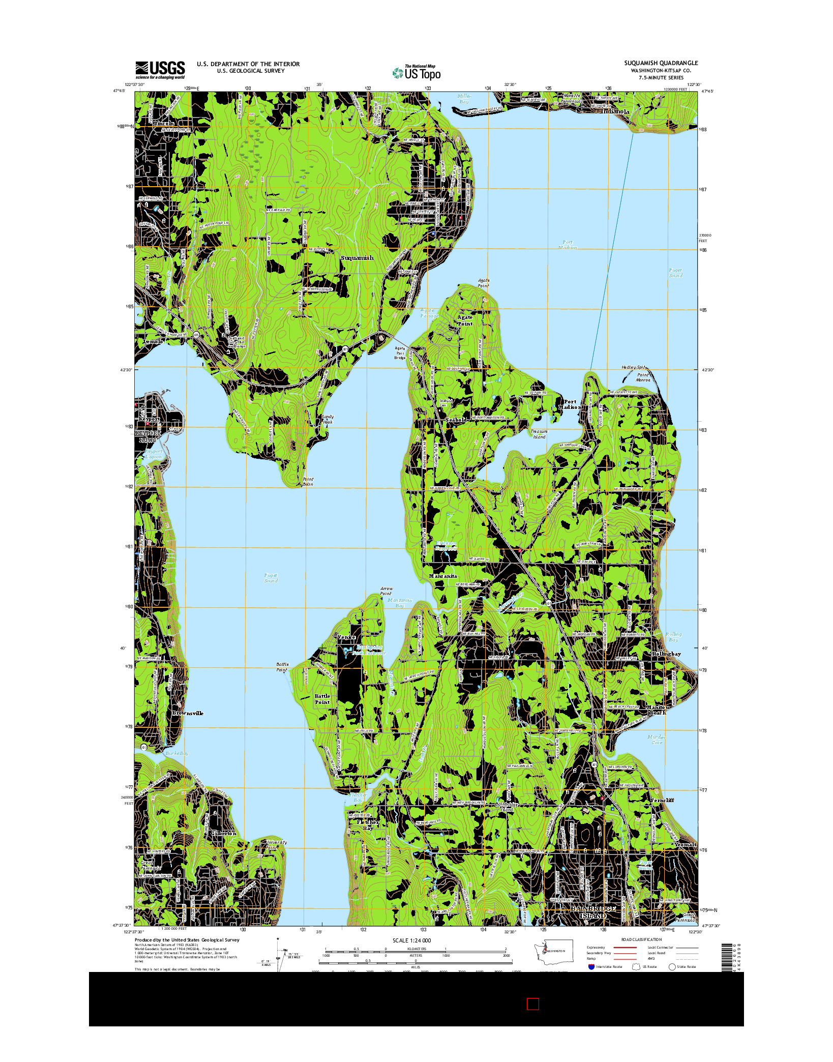 USGS US TOPO 7.5-MINUTE MAP FOR SUQUAMISH, WA 2017