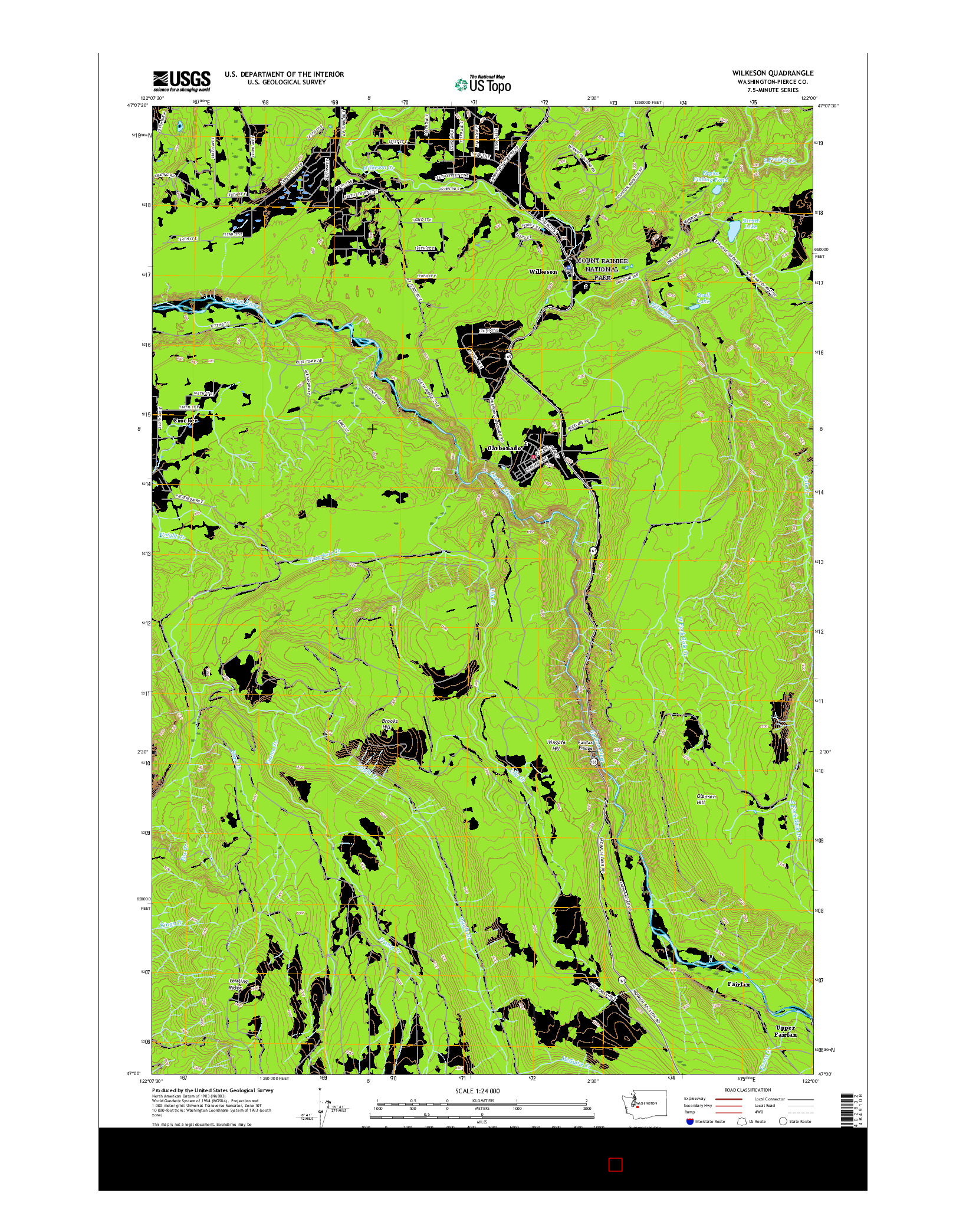 USGS US TOPO 7.5-MINUTE MAP FOR WILKESON, WA 2017