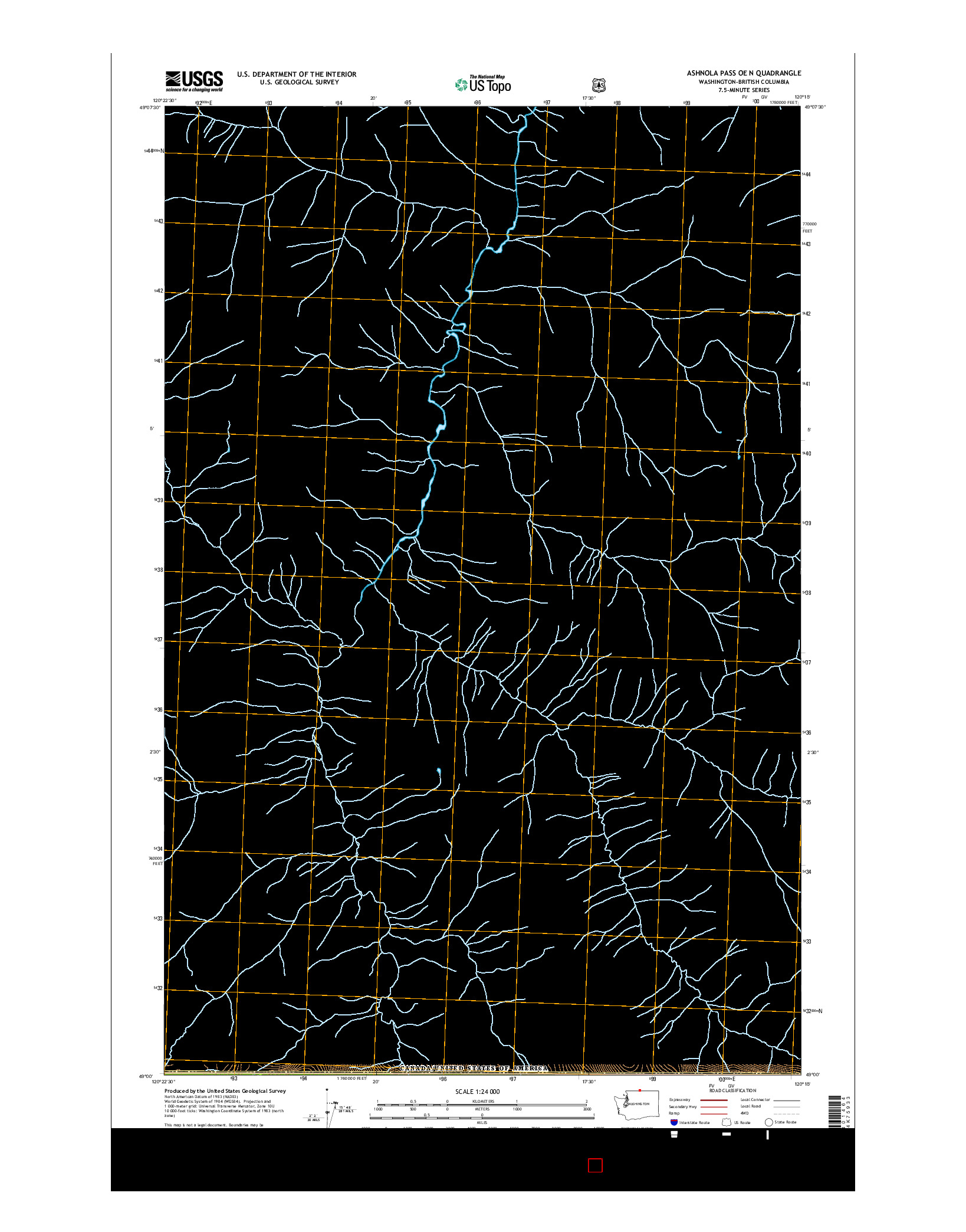 USGS US TOPO 7.5-MINUTE MAP FOR ASHNOLA PASS OE N, WA-BC 2017