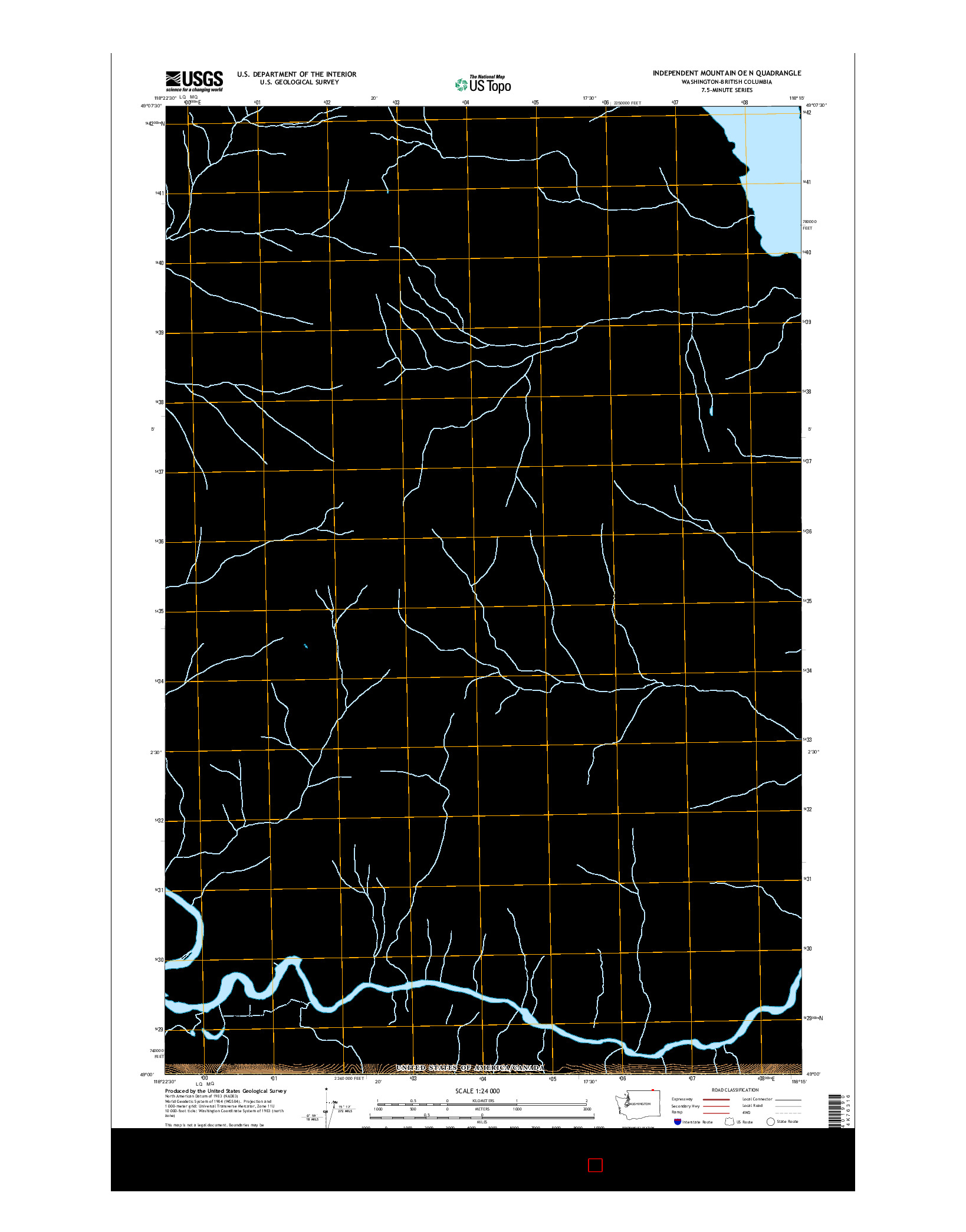 USGS US TOPO 7.5-MINUTE MAP FOR INDEPENDENT MOUNTAIN OE N, WA-BC 2017