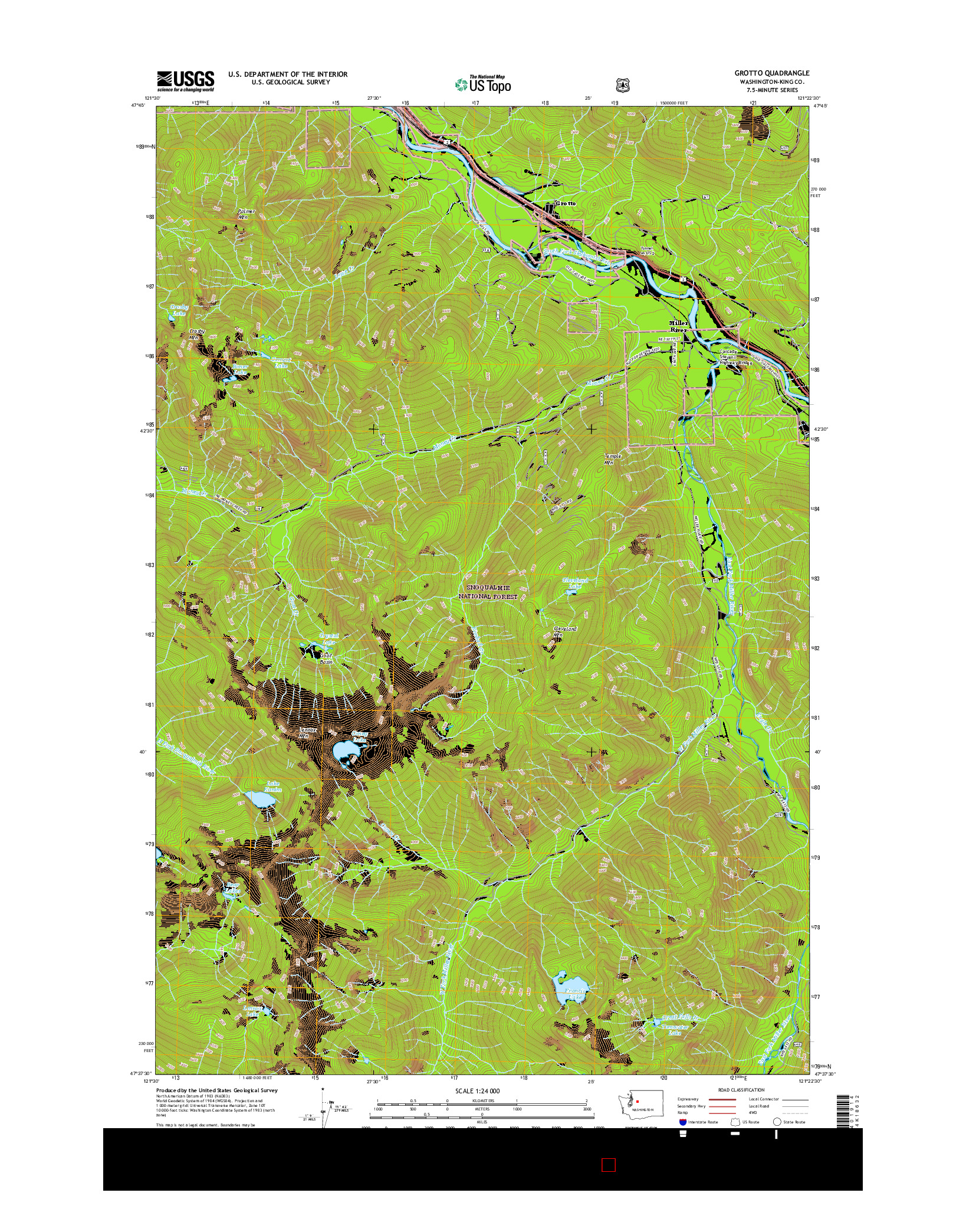 USGS US TOPO 7.5-MINUTE MAP FOR GROTTO, WA 2017