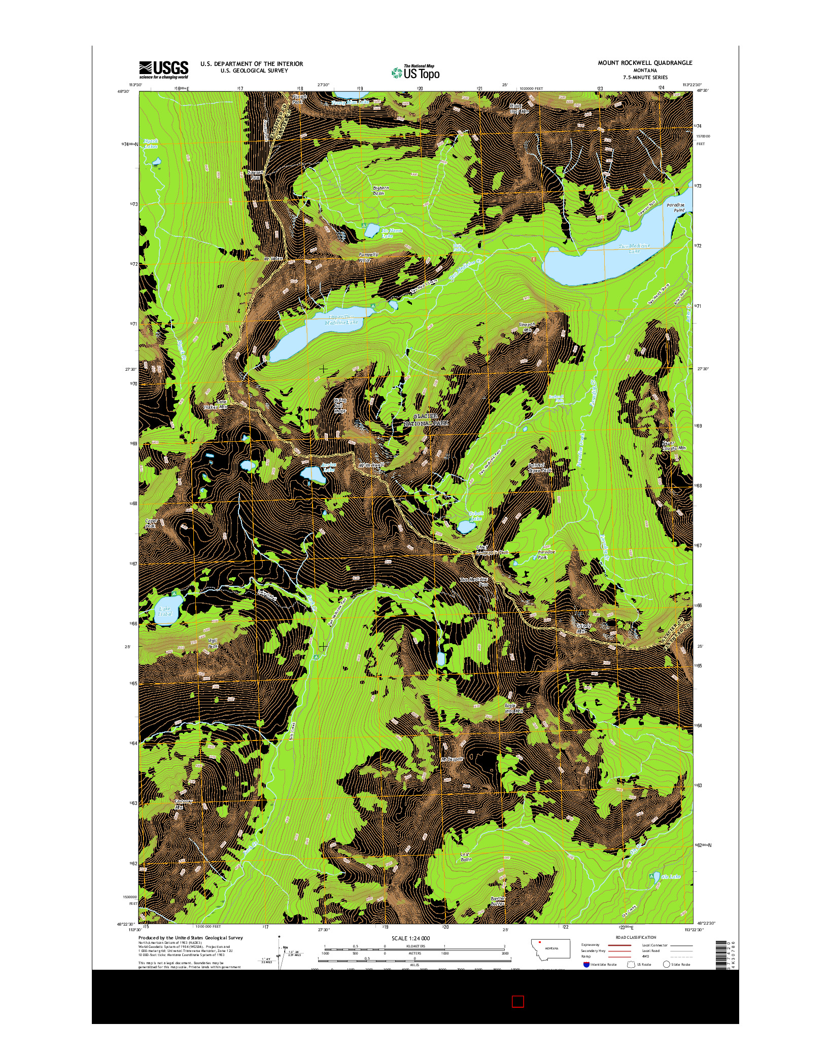 USGS US TOPO 7.5-MINUTE MAP FOR MOUNT ROCKWELL, MT 2017