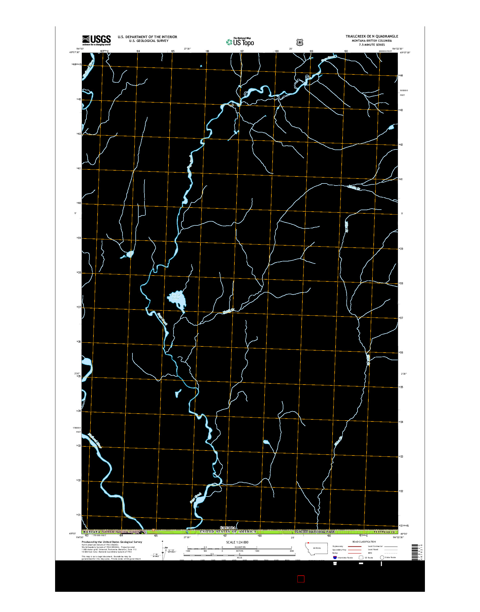 USGS US TOPO 7.5-MINUTE MAP FOR TRAILCREEK OE N, MT-BC 2017