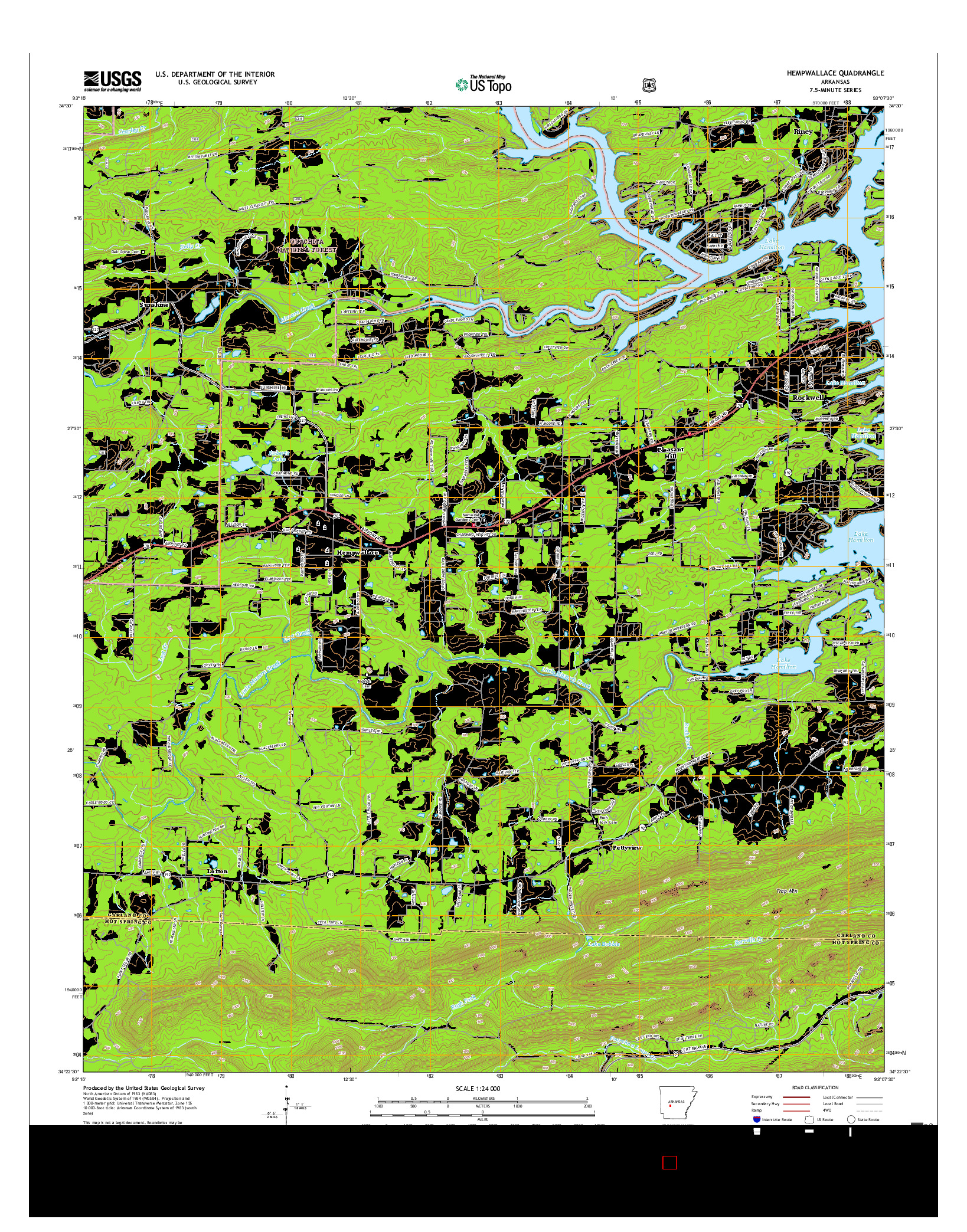 USGS US TOPO 7.5-MINUTE MAP FOR HEMPWALLACE, AR 2017