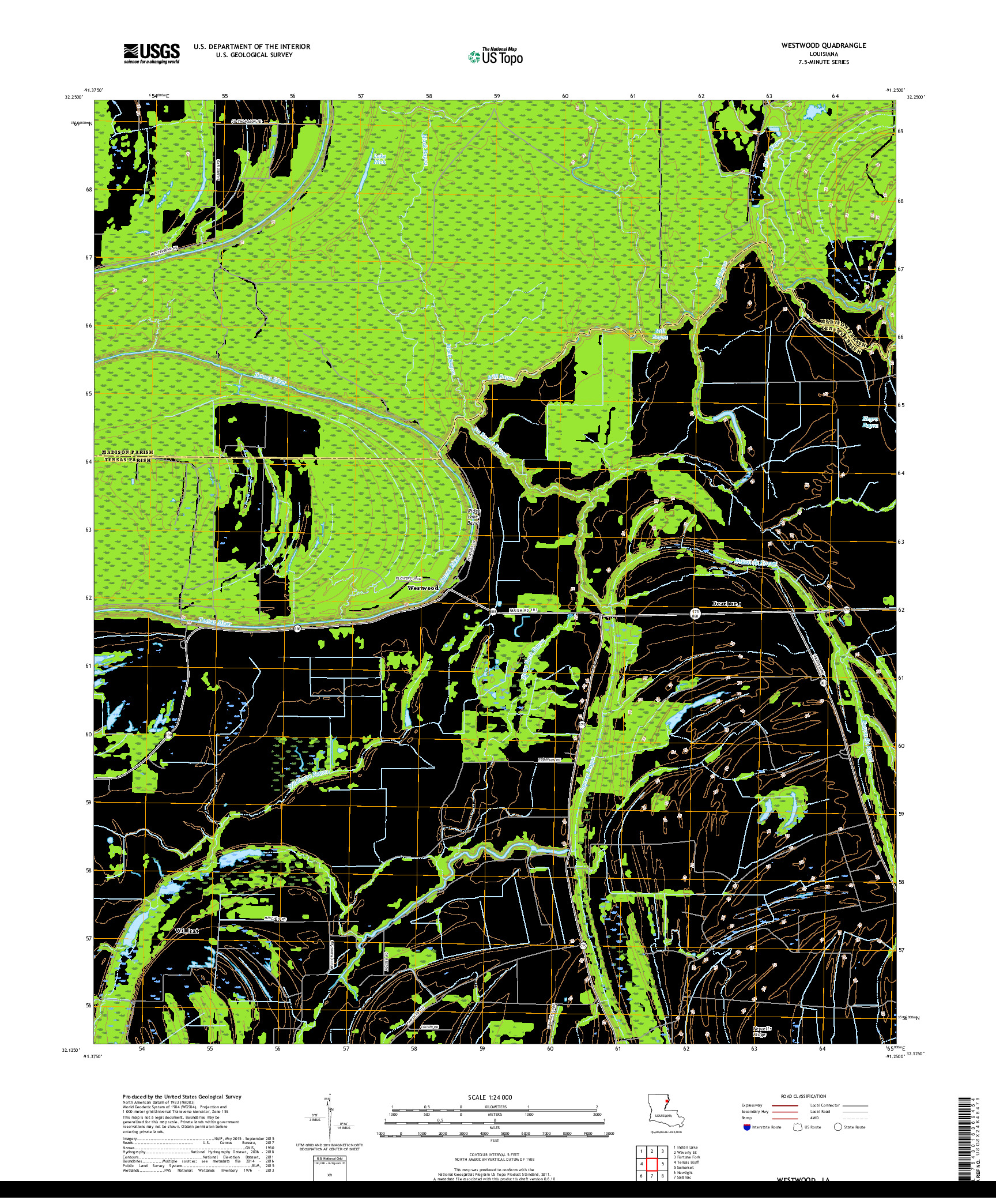 USGS US TOPO 7.5-MINUTE MAP FOR WESTWOOD, LA 2018